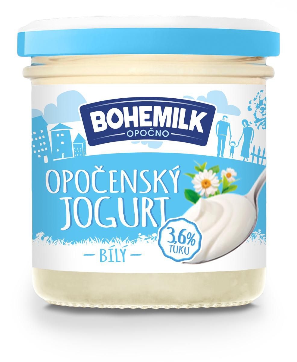 Mléčné a chlazené - Bohemilk Opočenský jogurt bílý 3,6% 150 g
