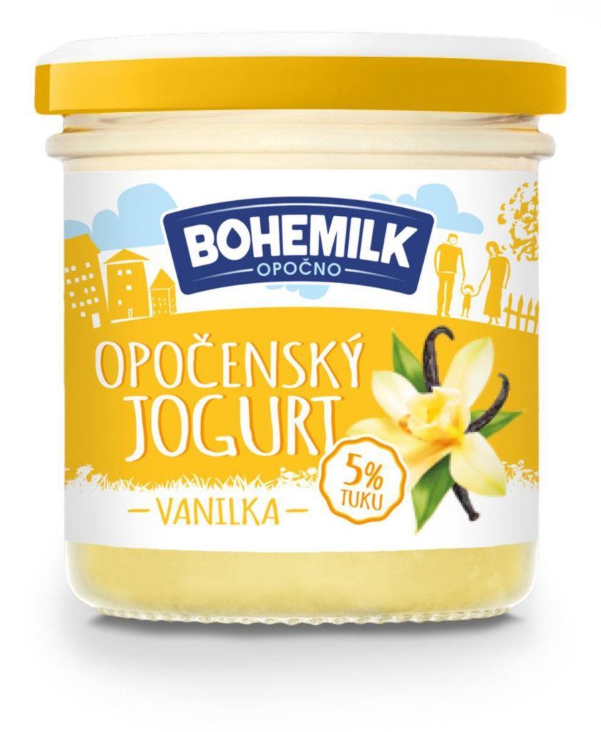 Mléčné a chlazené - Bohemilk Opočenský jogurt vanilka 5% 150 g