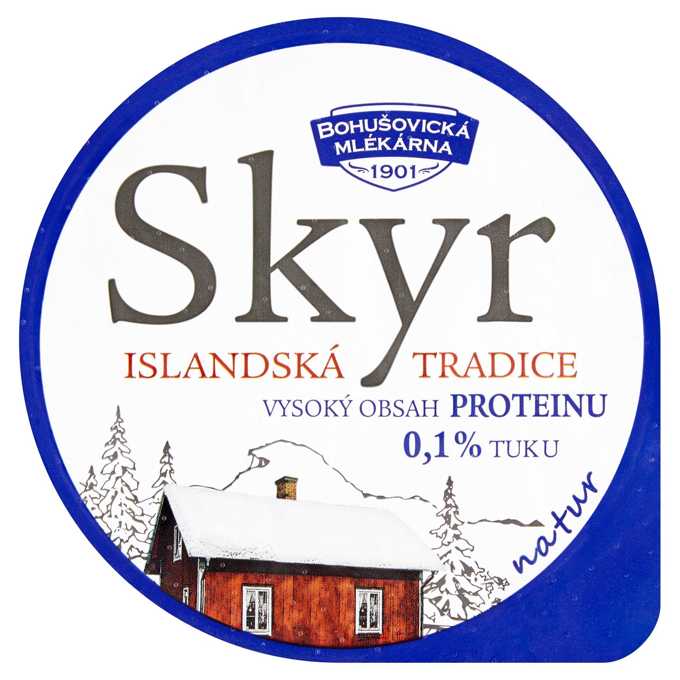 Mléčné a chlazené - Bohušovická Mlékárna Skyr natur 140 g