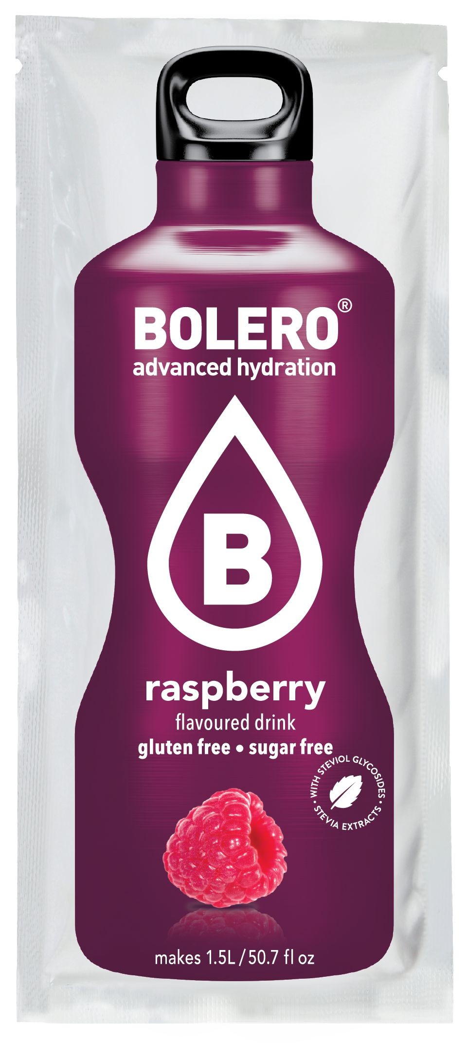 Nápoje - Bolero Nealkoholický nápoj v prášku s malinovou příchutí 9 g