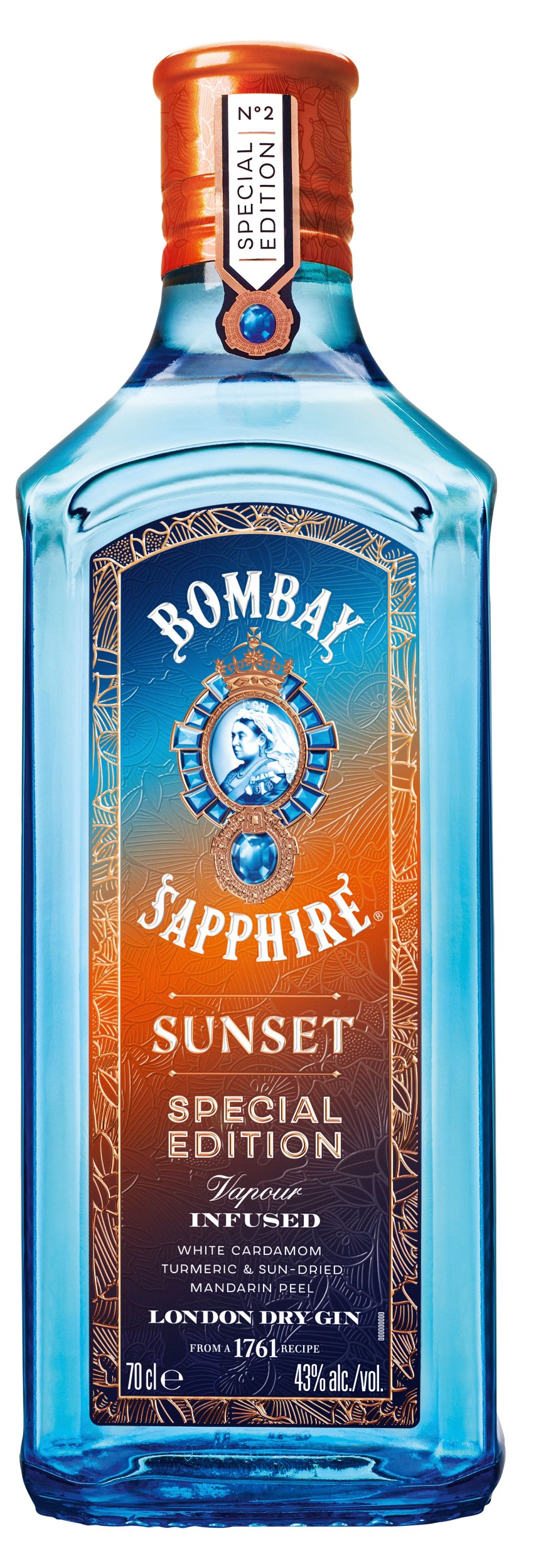 Nápoje - Bombay Sapphire Sunset London Dry Gin 700ml
