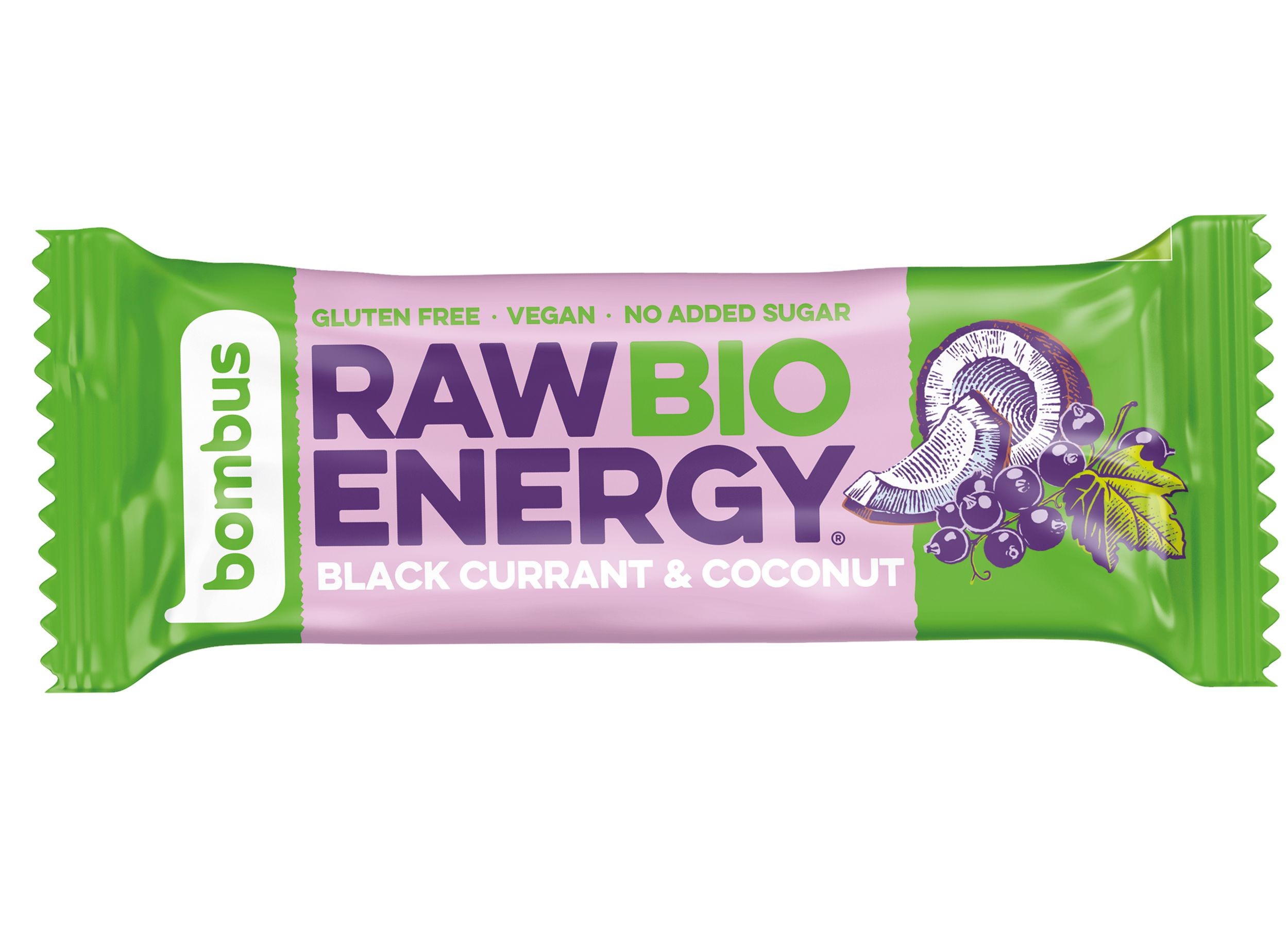 Trvanlivé potraviny - Bombus BIO Black Currant&Coconut 50g