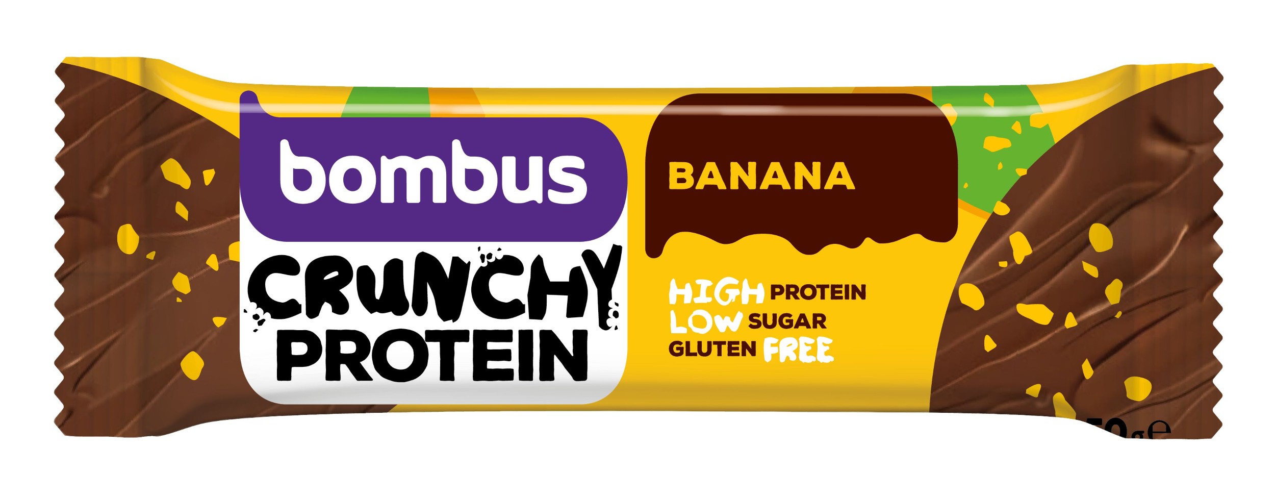 Zdravý svět - Bombus Crunchy protein banana 50g