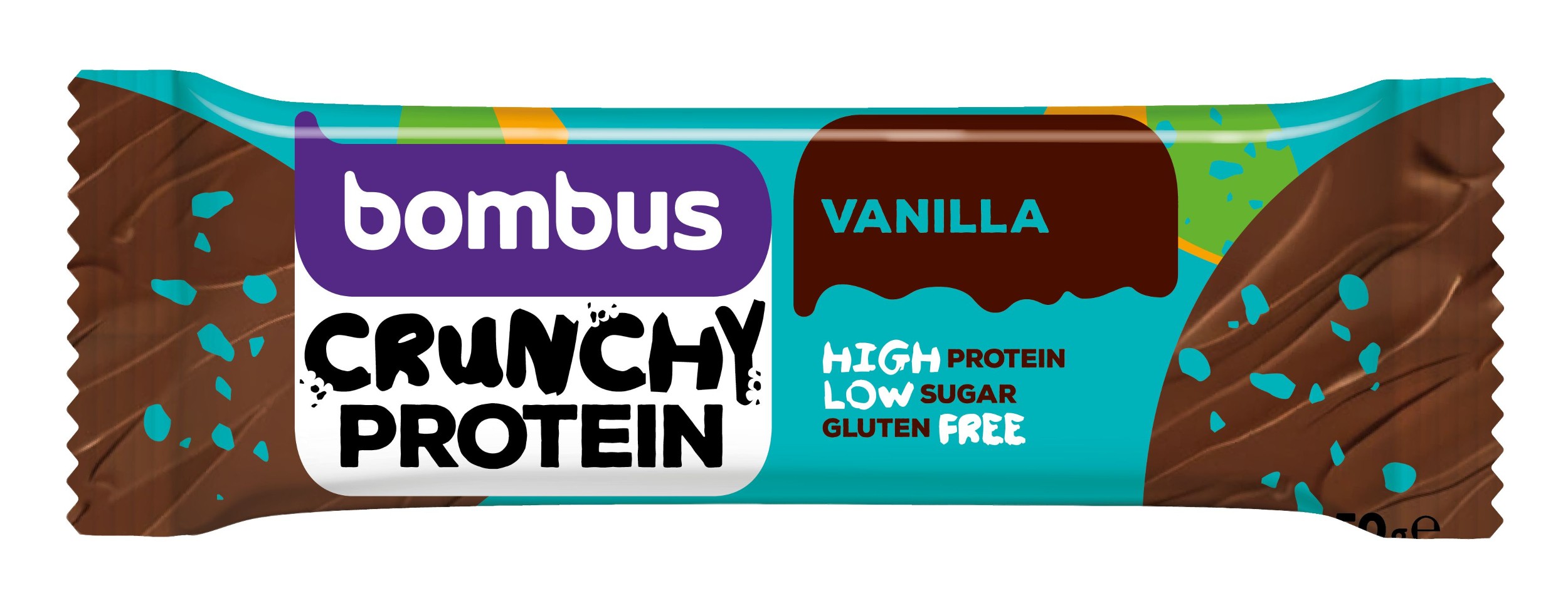 Zdravý svět - Bombus Crunchy protein vanilla 50g