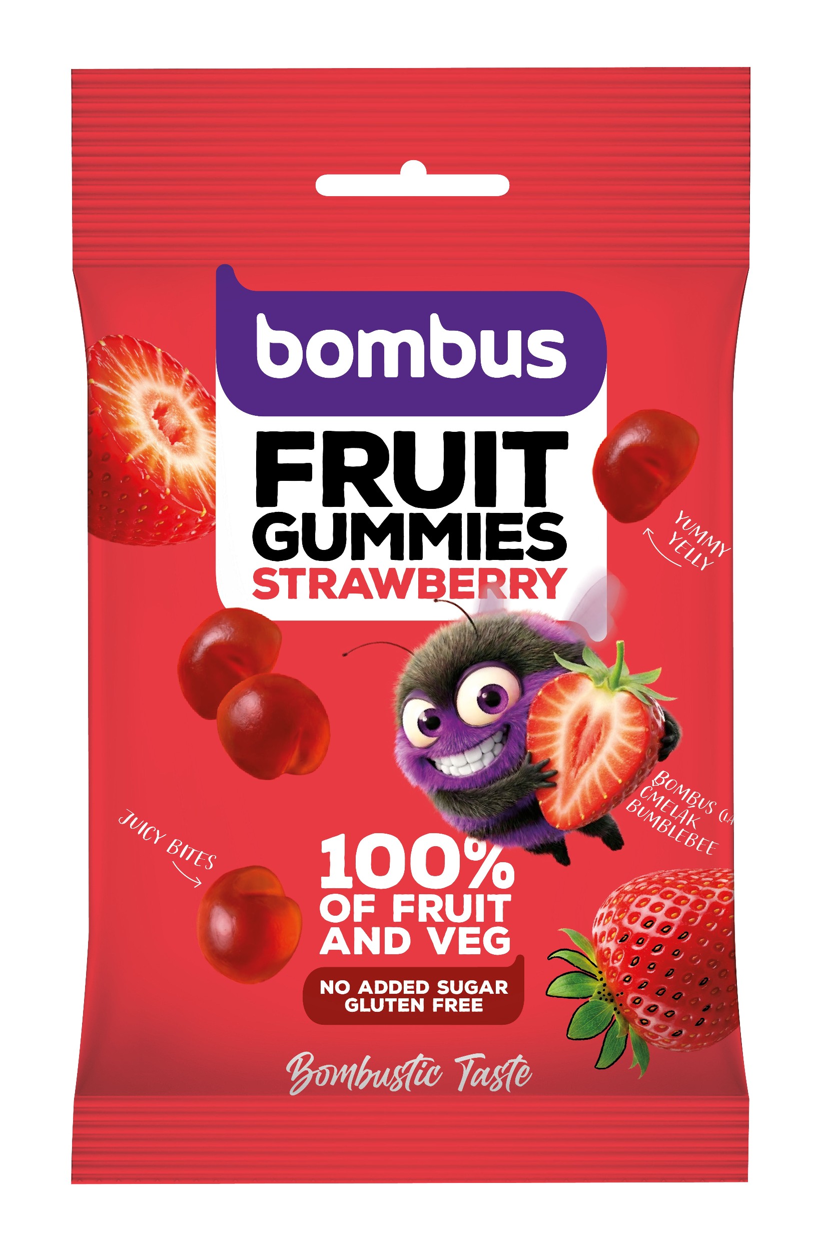 Zdravý svět - Bombus Fruit Energy Ovocné kousky jahoda 35g