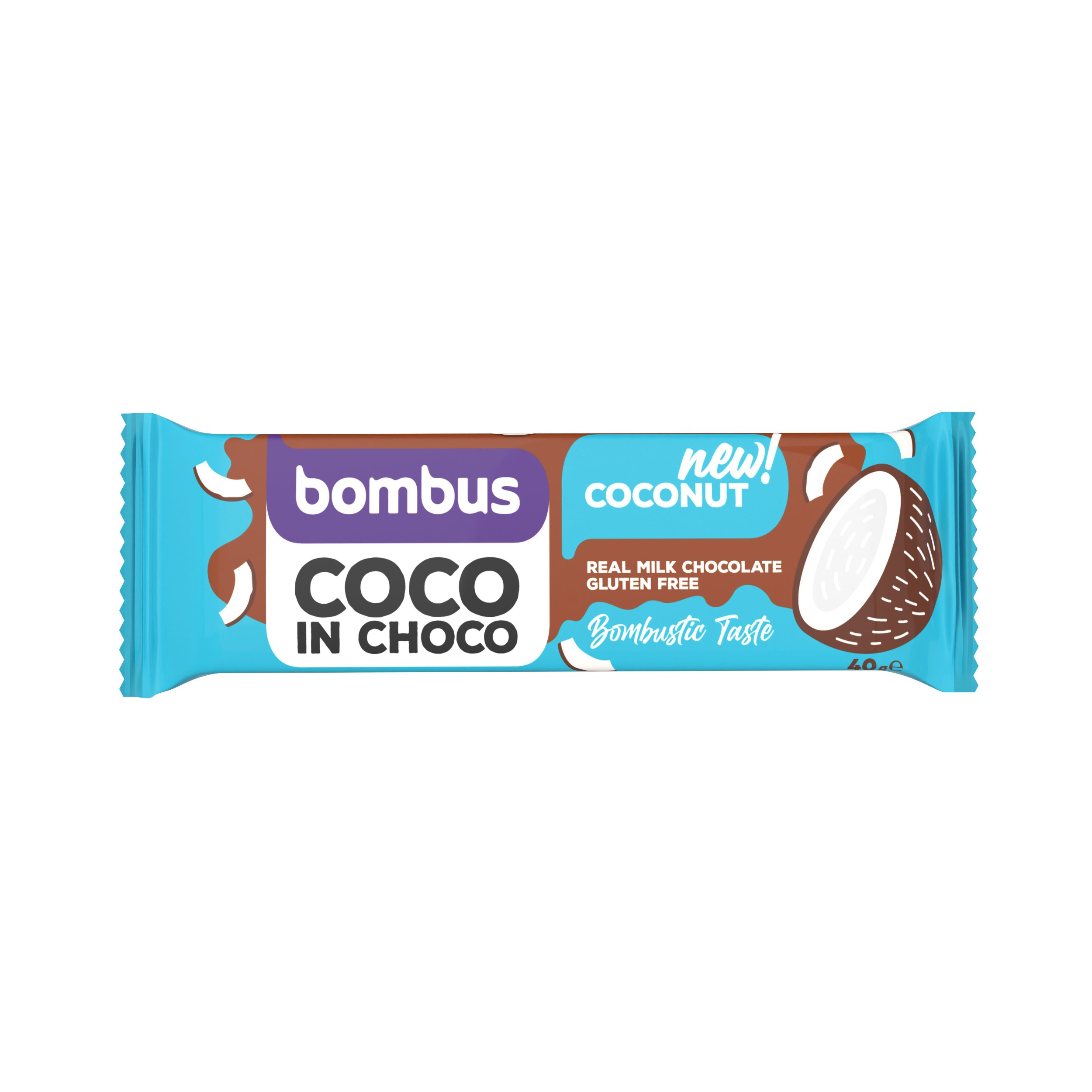 Zdravý svět - Bombus Kokosová tyčinka v čokoládě 40g