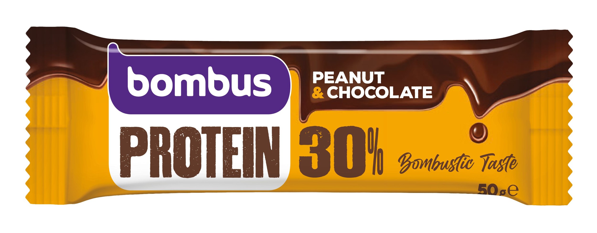 Domácnost a Zahrada - Bombus Protein 30% tyčinka Peanut & Chocolate 50g