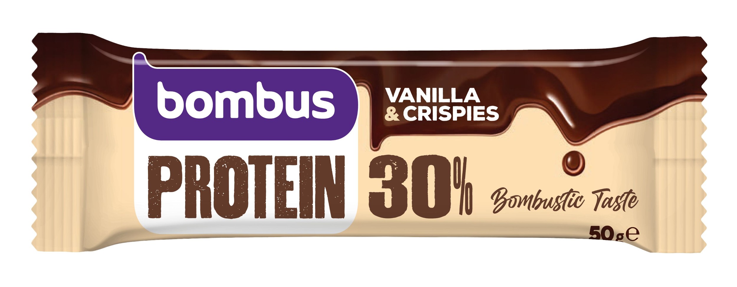 Domácnost a Zahrada - Bombus Protein 30% tyčinka Vanilla & Crispies 50g