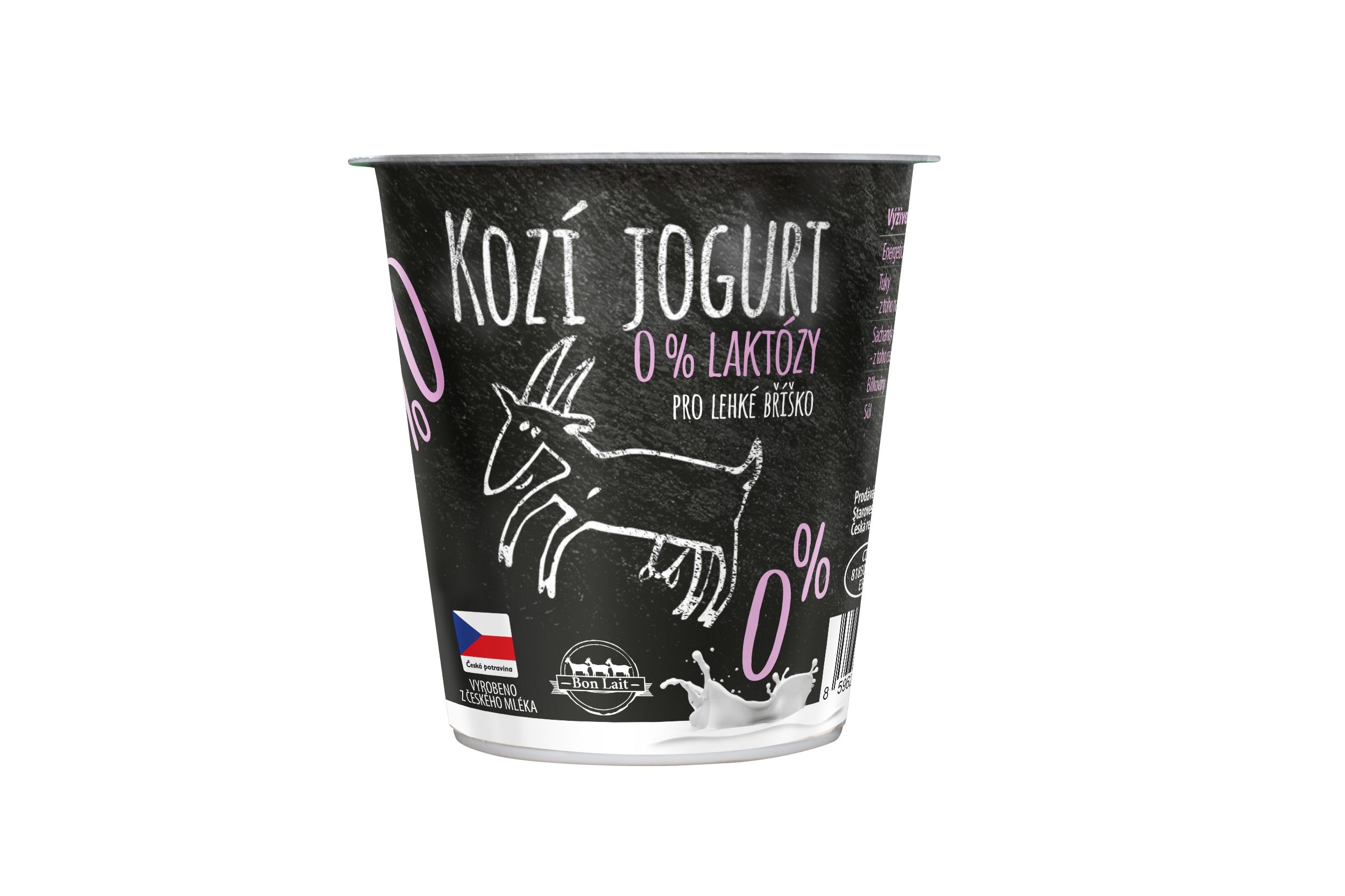 Mléčné a chlazené - Bon Lait Kozí jogurt 0% laktózy 150g