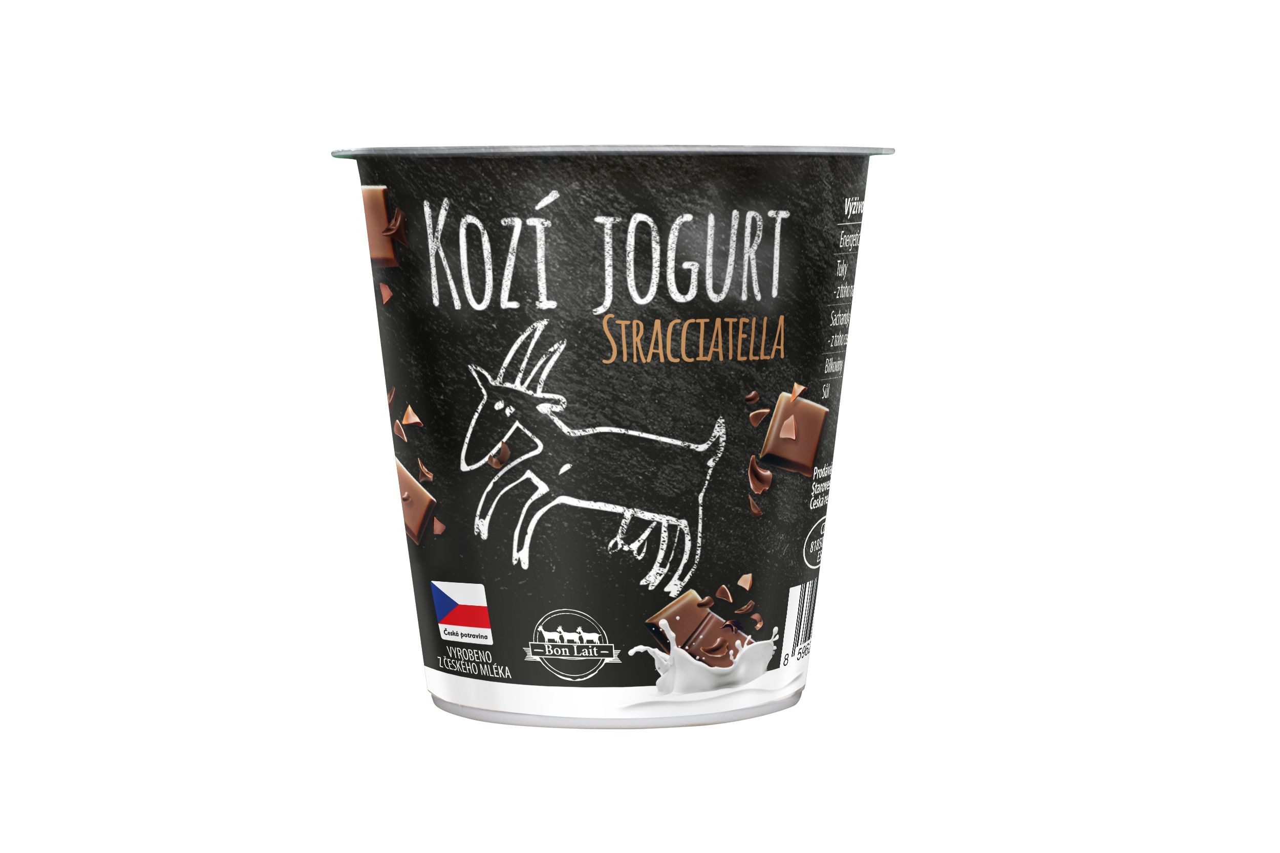 Mléčné a chlazené - Bon Lait Kozí jogurt stracciatella 150g