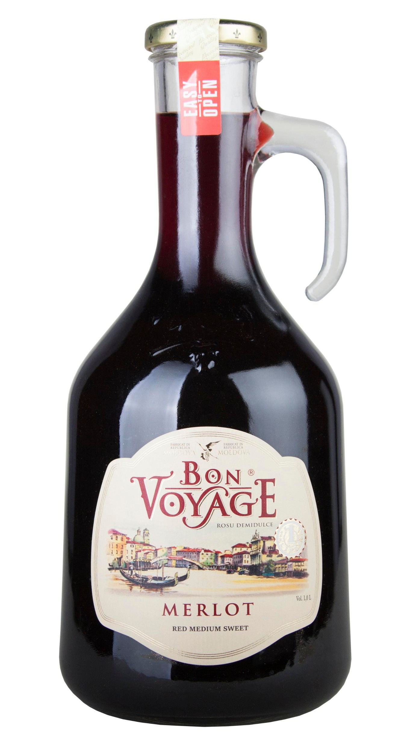 Nápoje - Bon Voyage Merlot 1l
