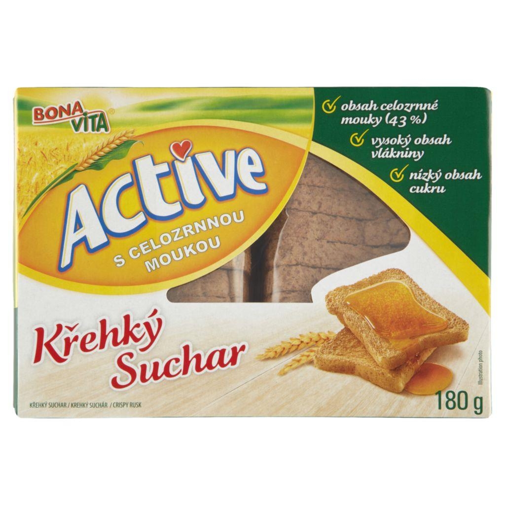 Pekárna a cukrárna - Bona Vita Active Suchar celozrnný 180 g