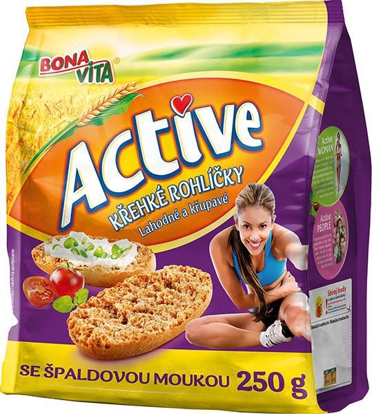 Pekárna a cukrárna - Bona Vita Křehké rohlíčky špaldové 250 g