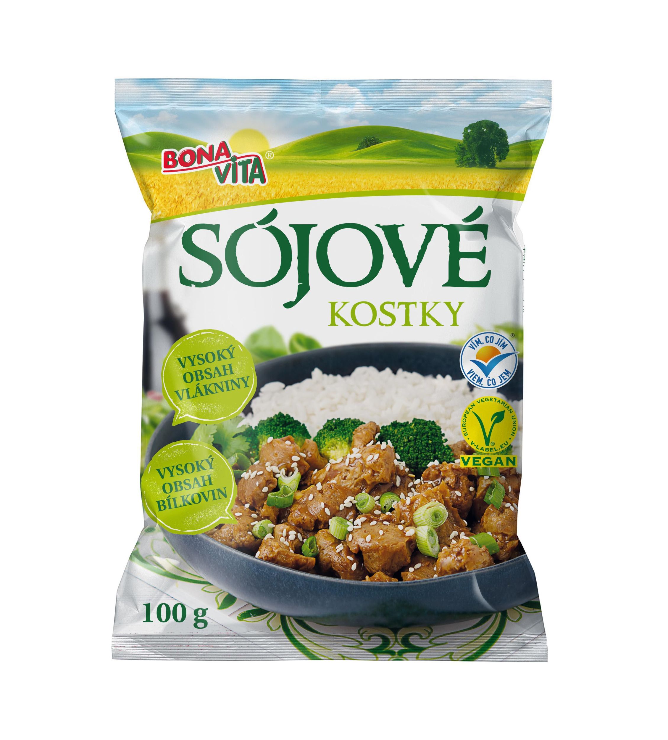 Zdravý svět - Bona Vita Sójové kostky 100 g