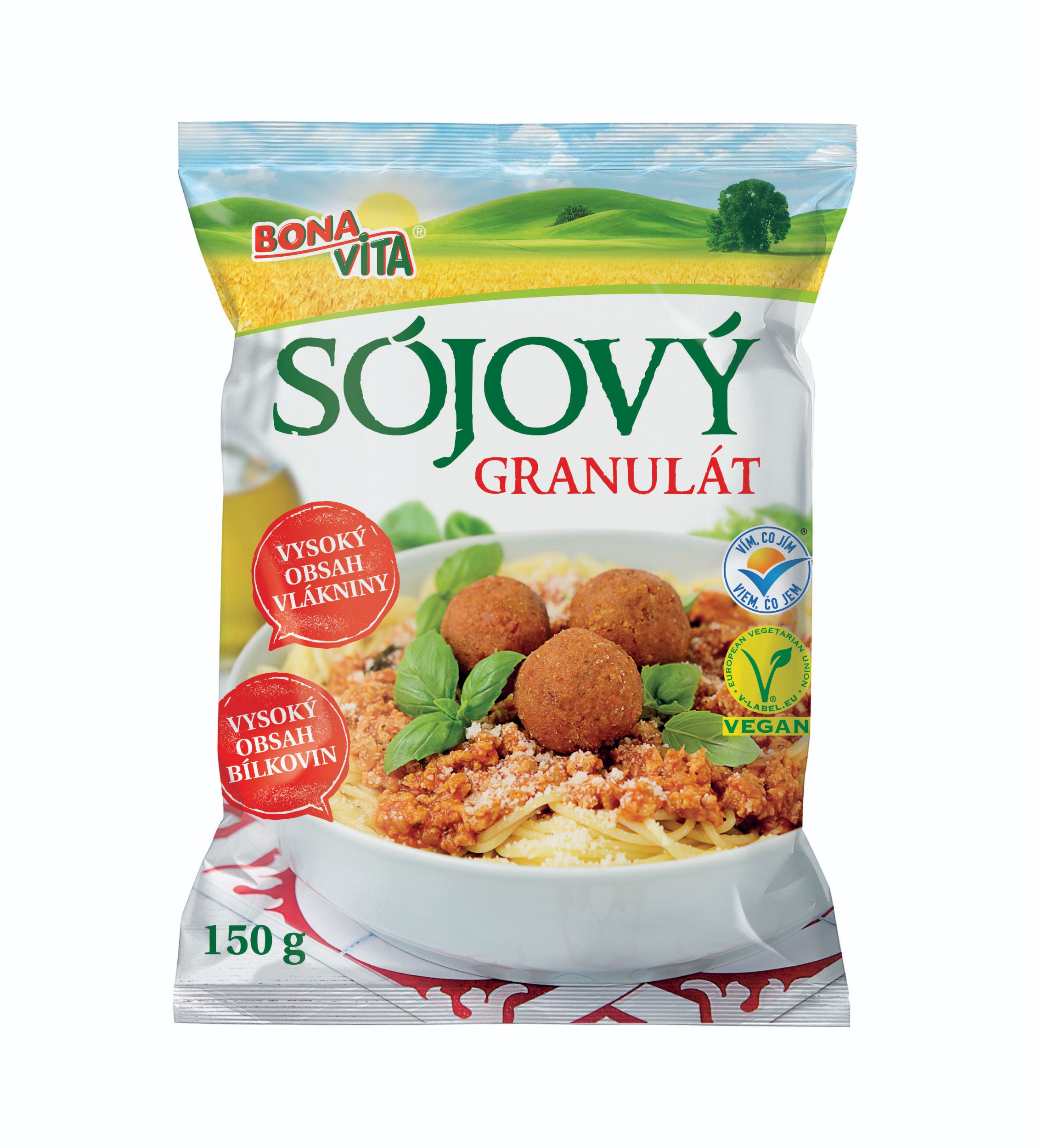 Zdravý svět - Bona Vita Sójový granulát 150 g