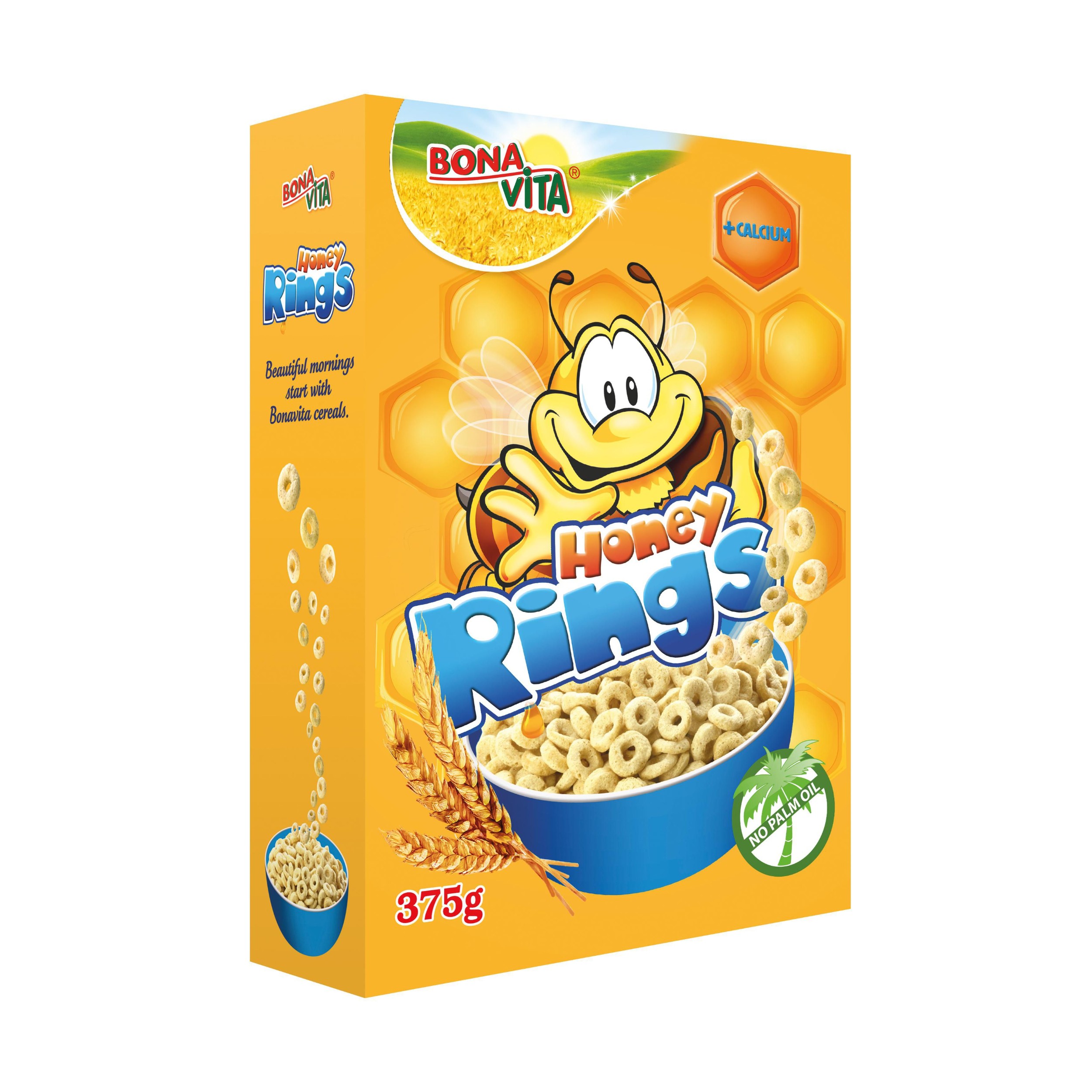 Trvanlivé potraviny - Bonavita Honey rings medové kroužky 375g