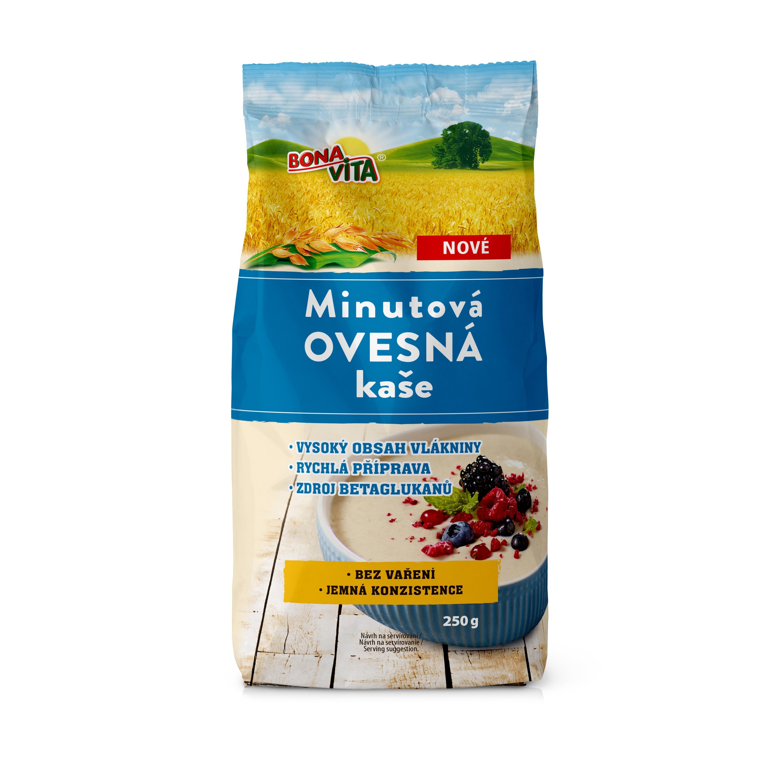 Trvanlivé potraviny - Bonavita Ovesná kaše 250g