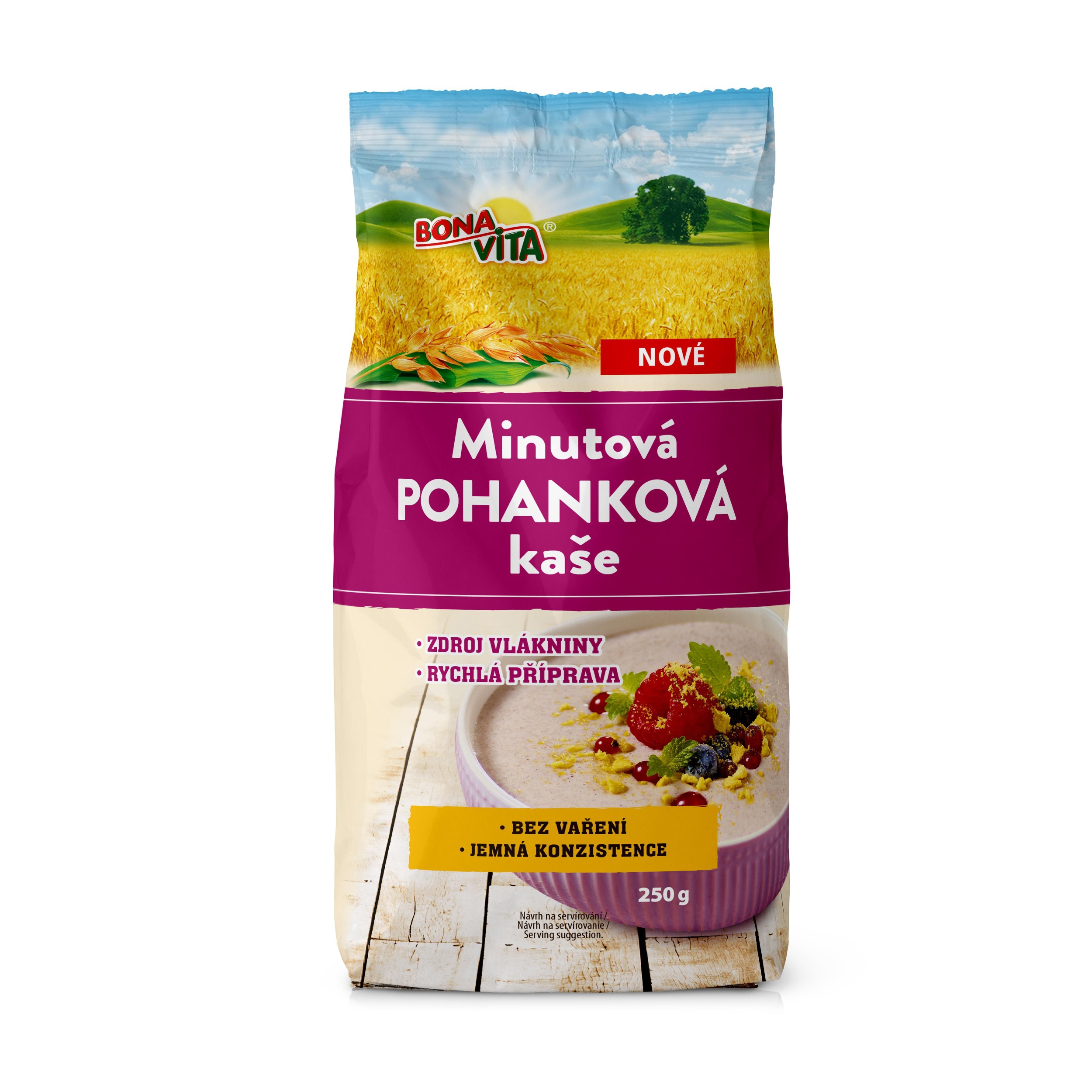 Trvanlivé potraviny - Bonavita Pohanková kaše 250g