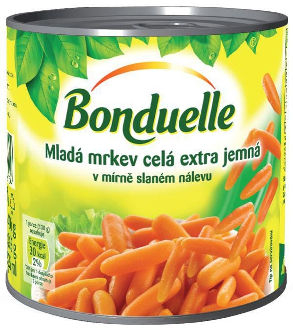 Trvanlivé potraviny - Bonduelle Baby karotka 425 ml