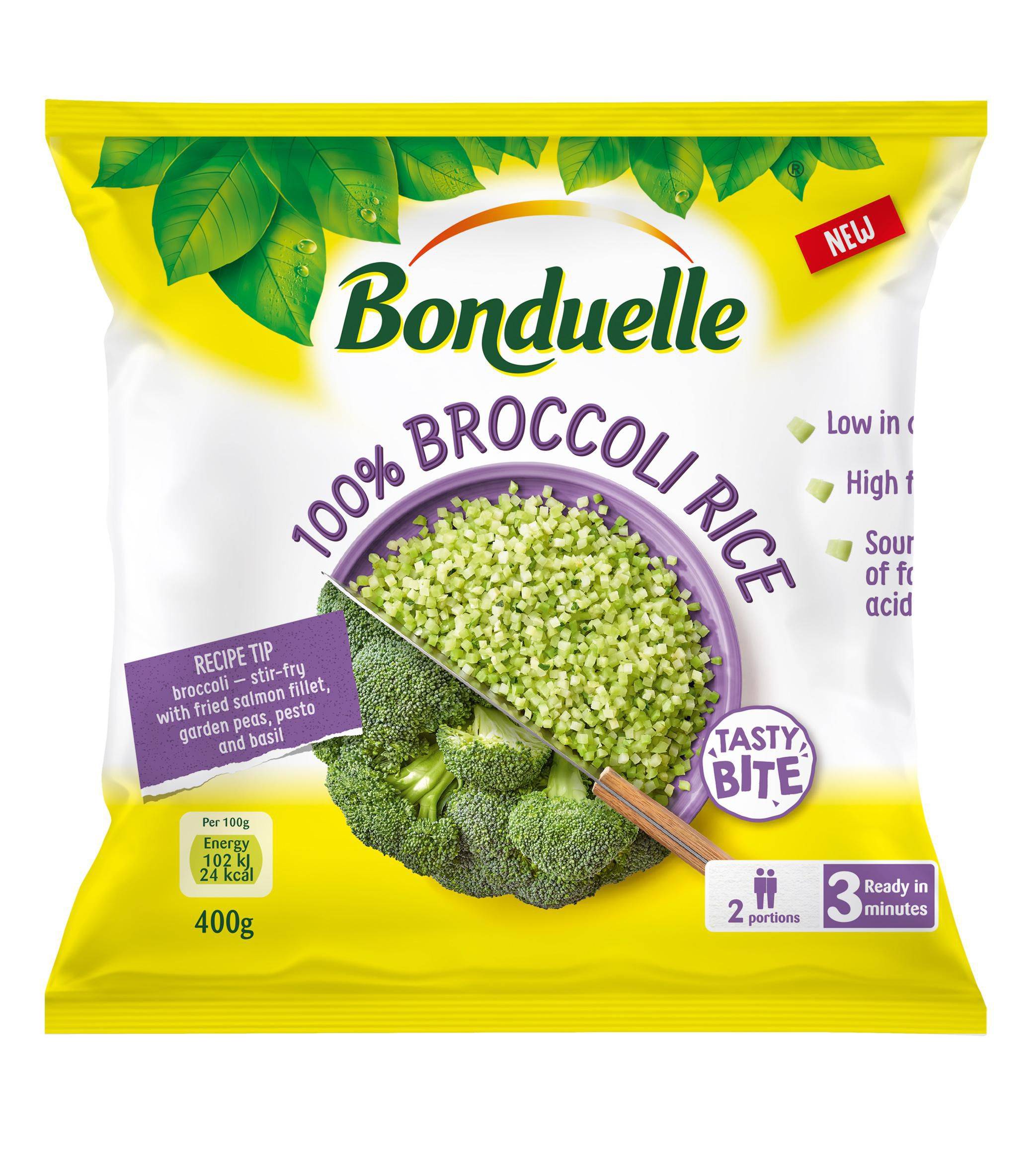 Mražené potraviny - Bonduelle Brokolice na drobno mražená 400g
