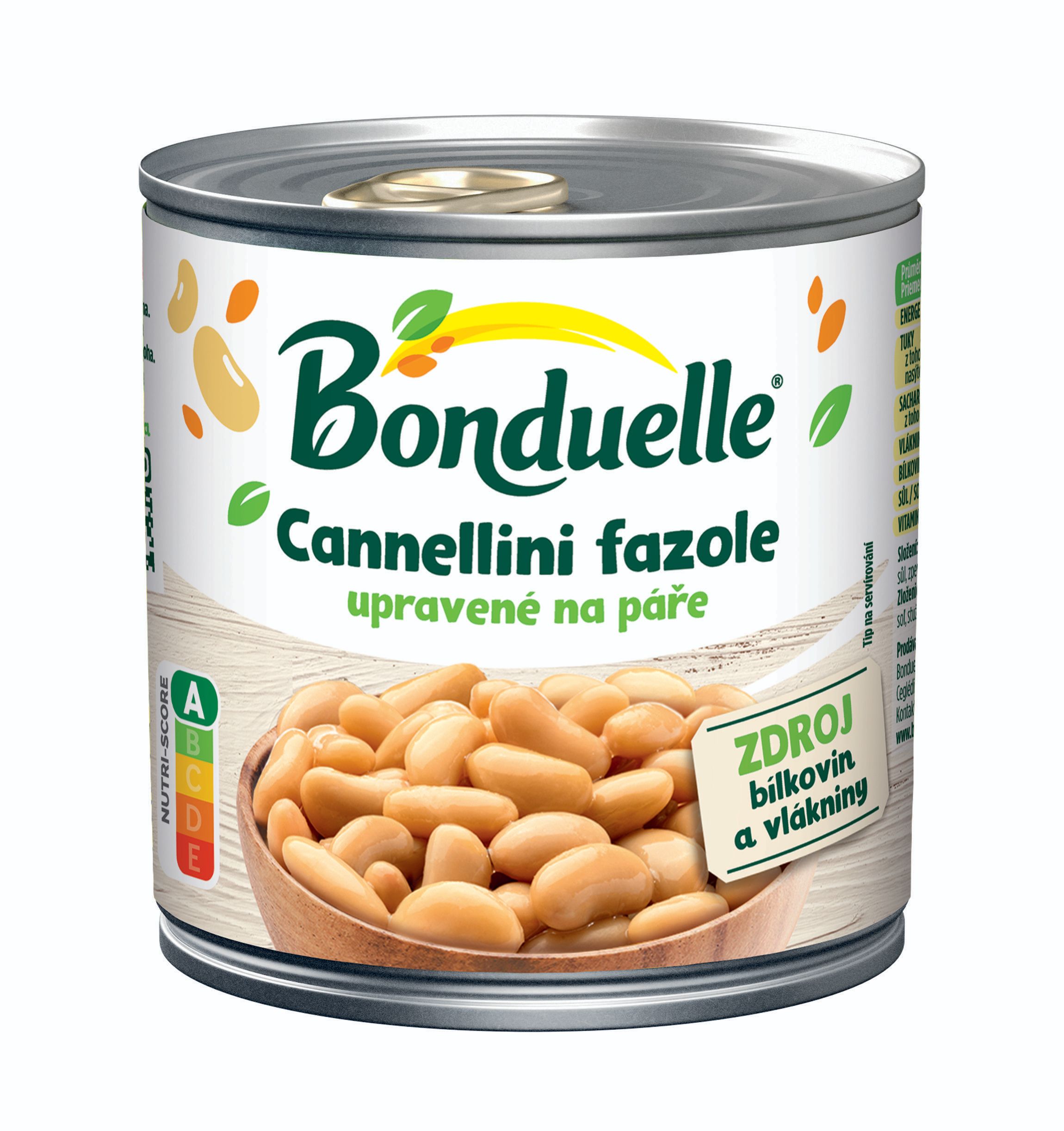 Trvanlivé potraviny - Bonduelle Cannellini fazole Vapeur 425 ml