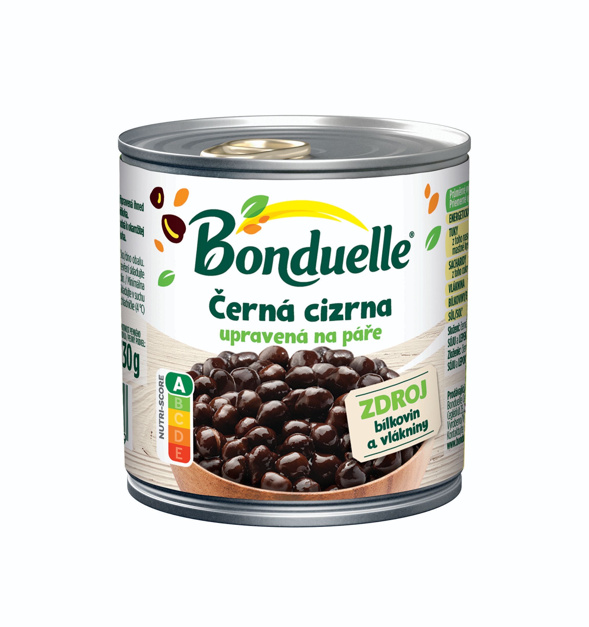 Trvanlivé potraviny - Bonduelle Černá cizrna 150g