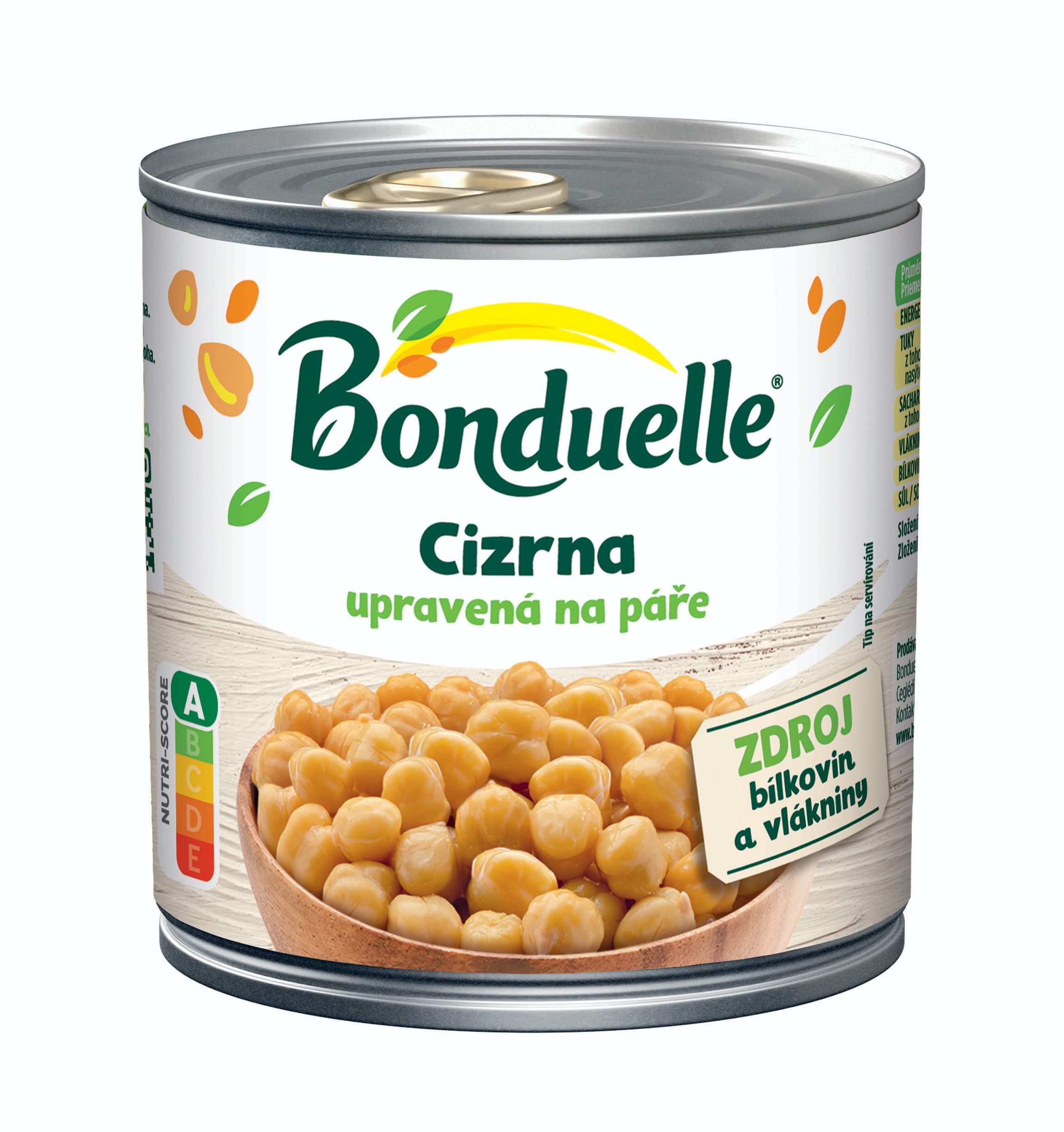 Trvanlivé potraviny - Bonduelle Cizrna Vapeur 425 ml