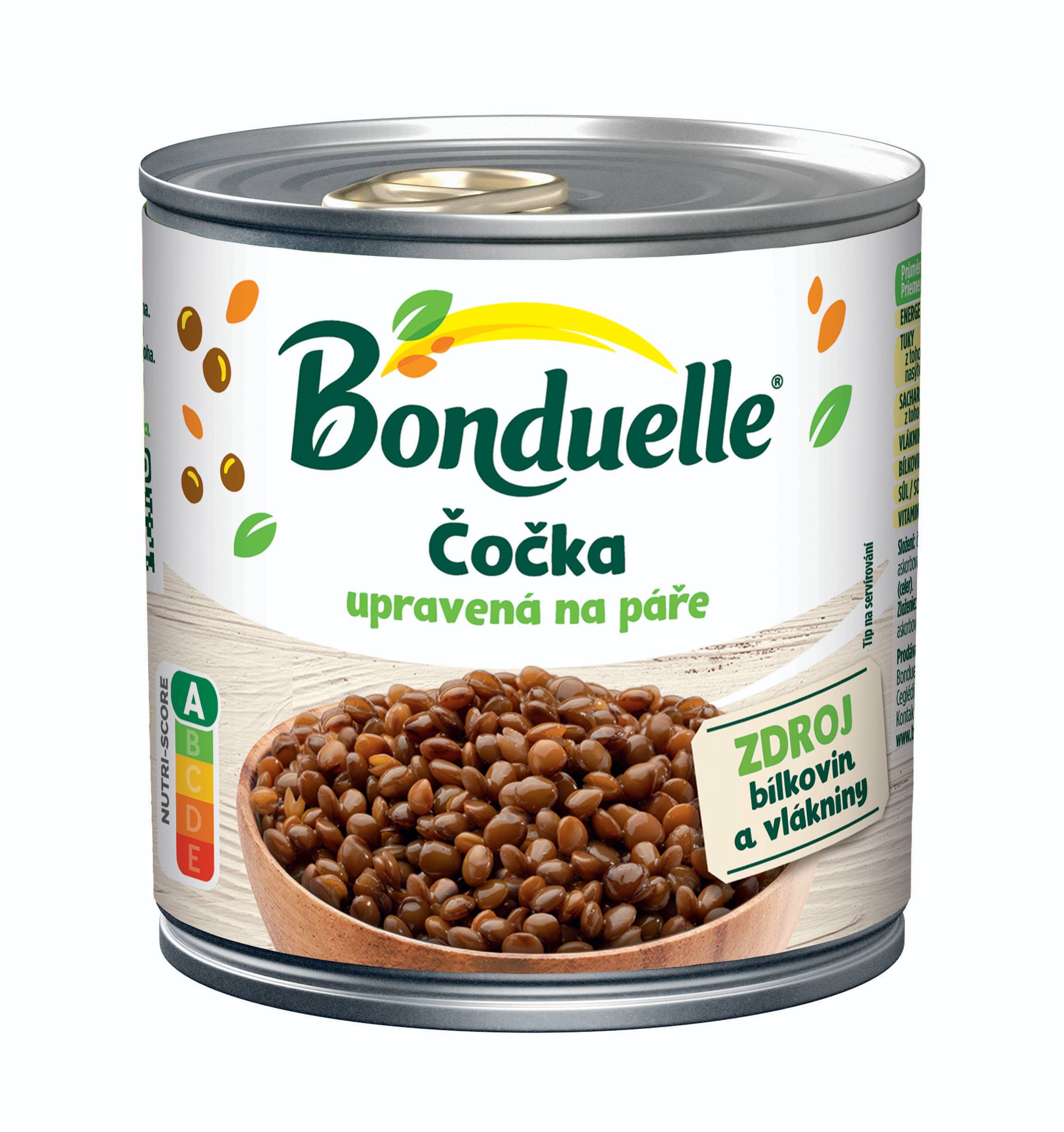 Trvanlivé potraviny - Bonduelle Čočka Vapeur 425 ml
