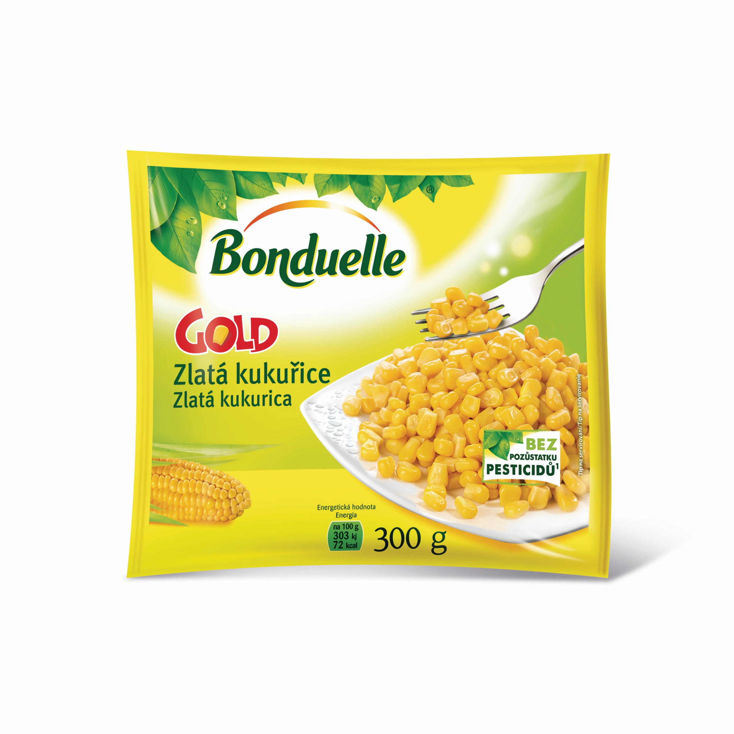 Mražené potraviny - Bonduelle Gold Zlatá kukuřice mražená 300 g