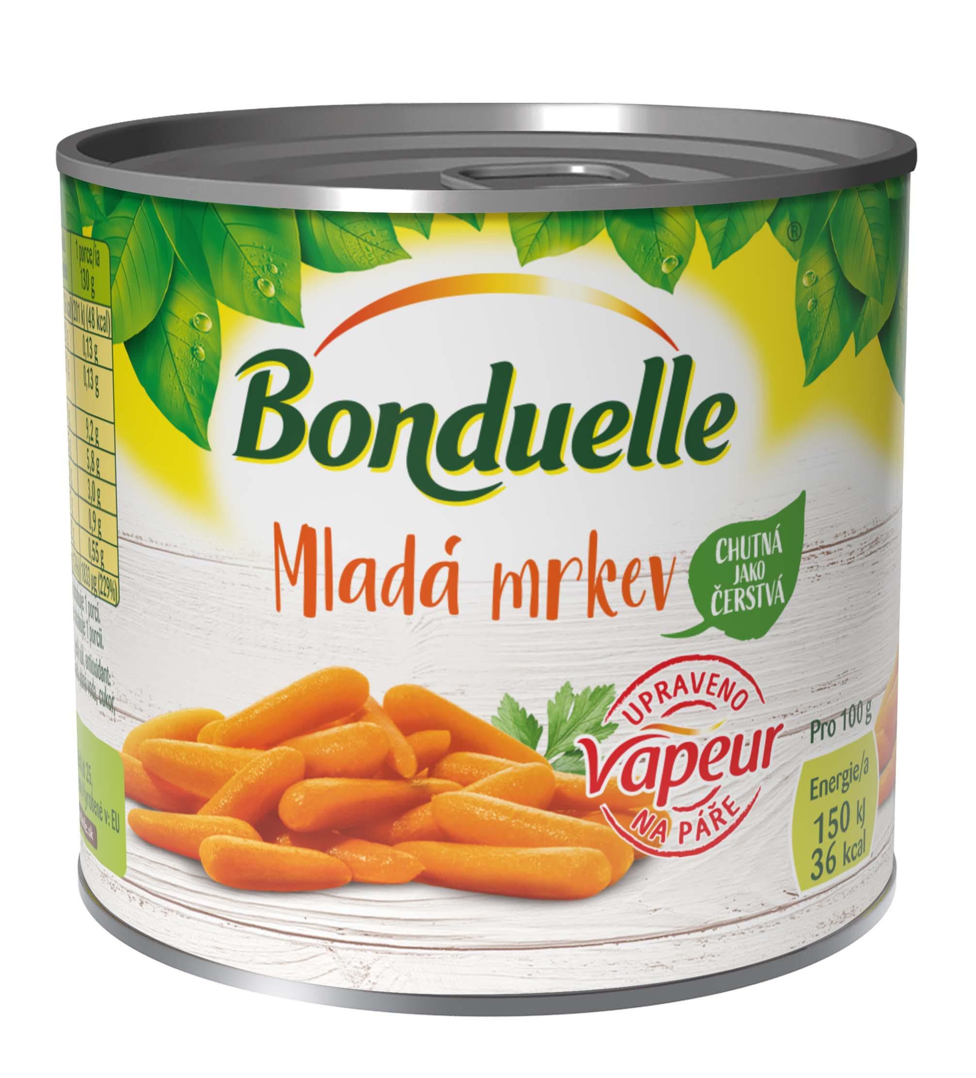 Trvanlivé potraviny - Bonduelle Mladá mrkev v nálevu 155 g