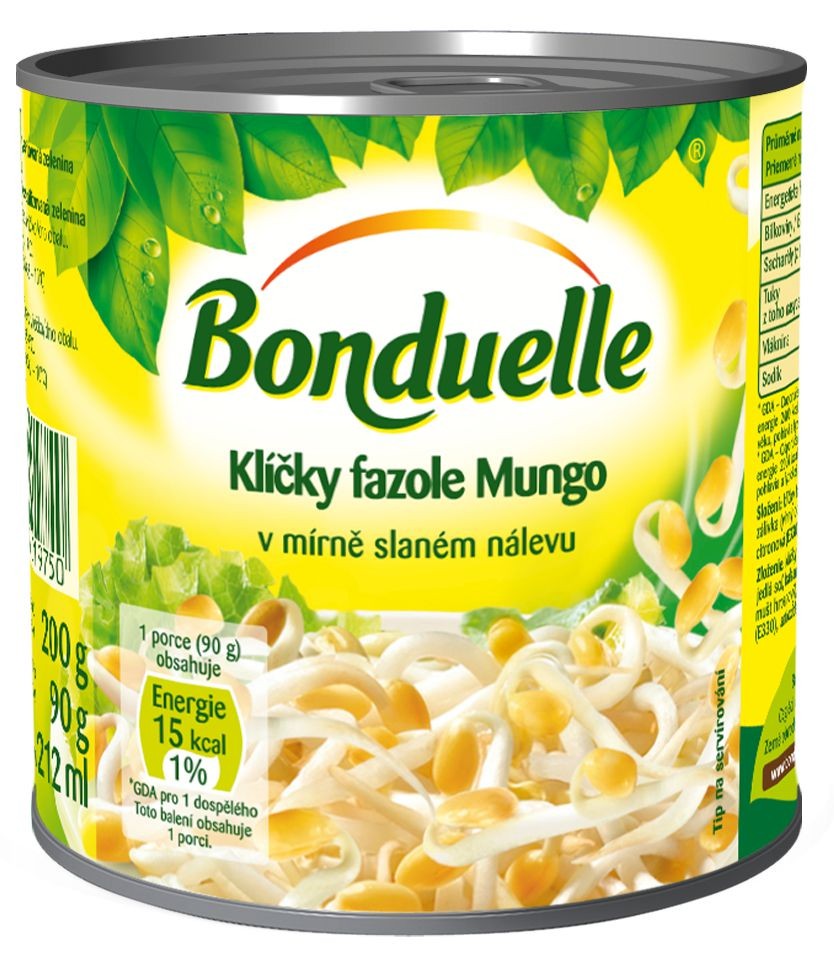 Trvanlivé potraviny - Bonduelle Mungo sojové výhonky 212 ml