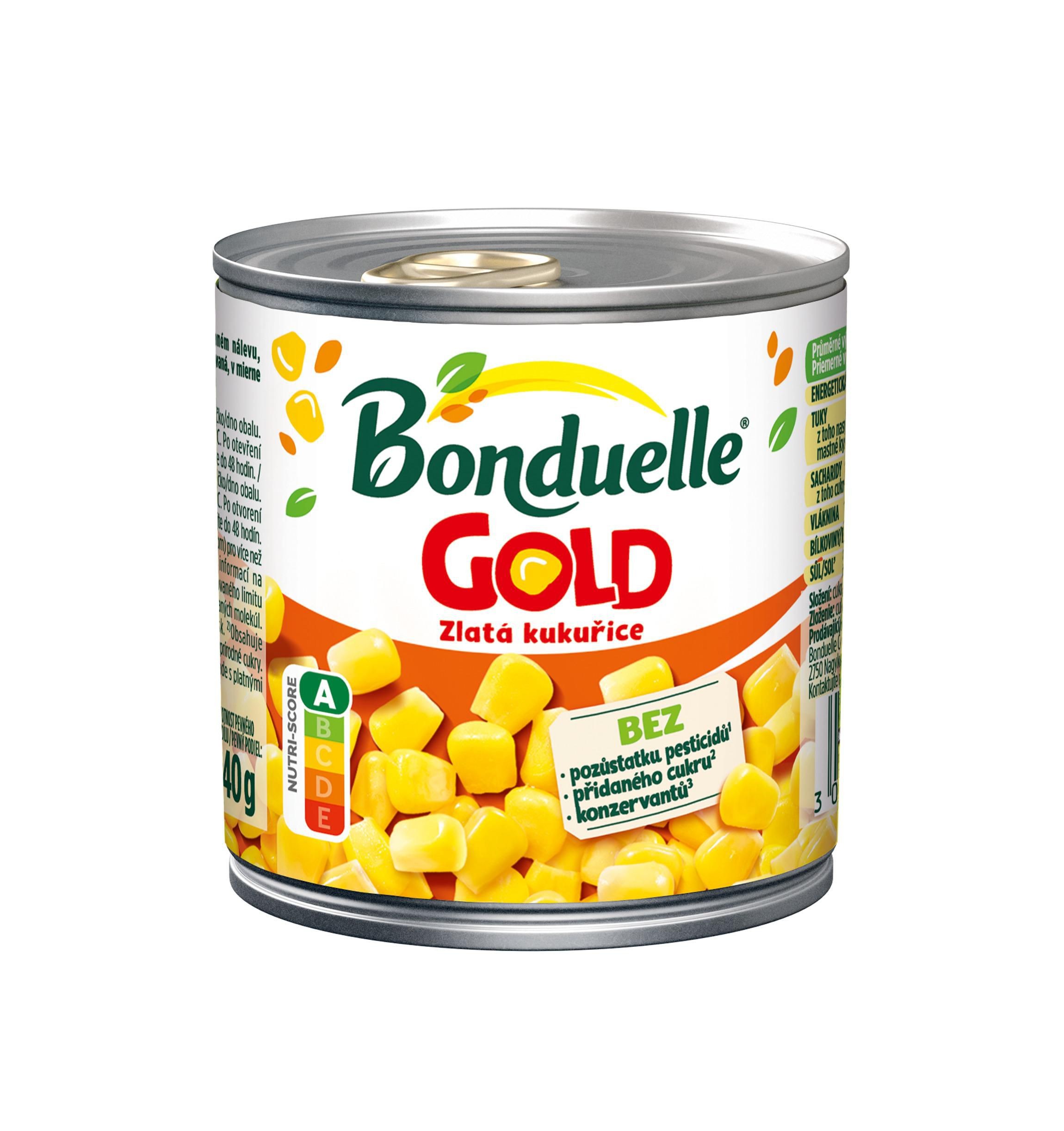 Trvanlivé potraviny - Bonduelle Zlatá kukuřice 212 ml
