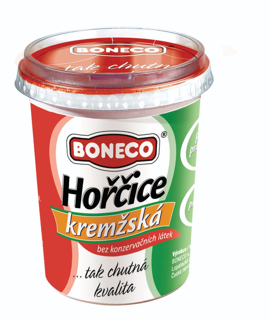 Trvanlivé potraviny - Boneco Hořčice kremžská 400 g
