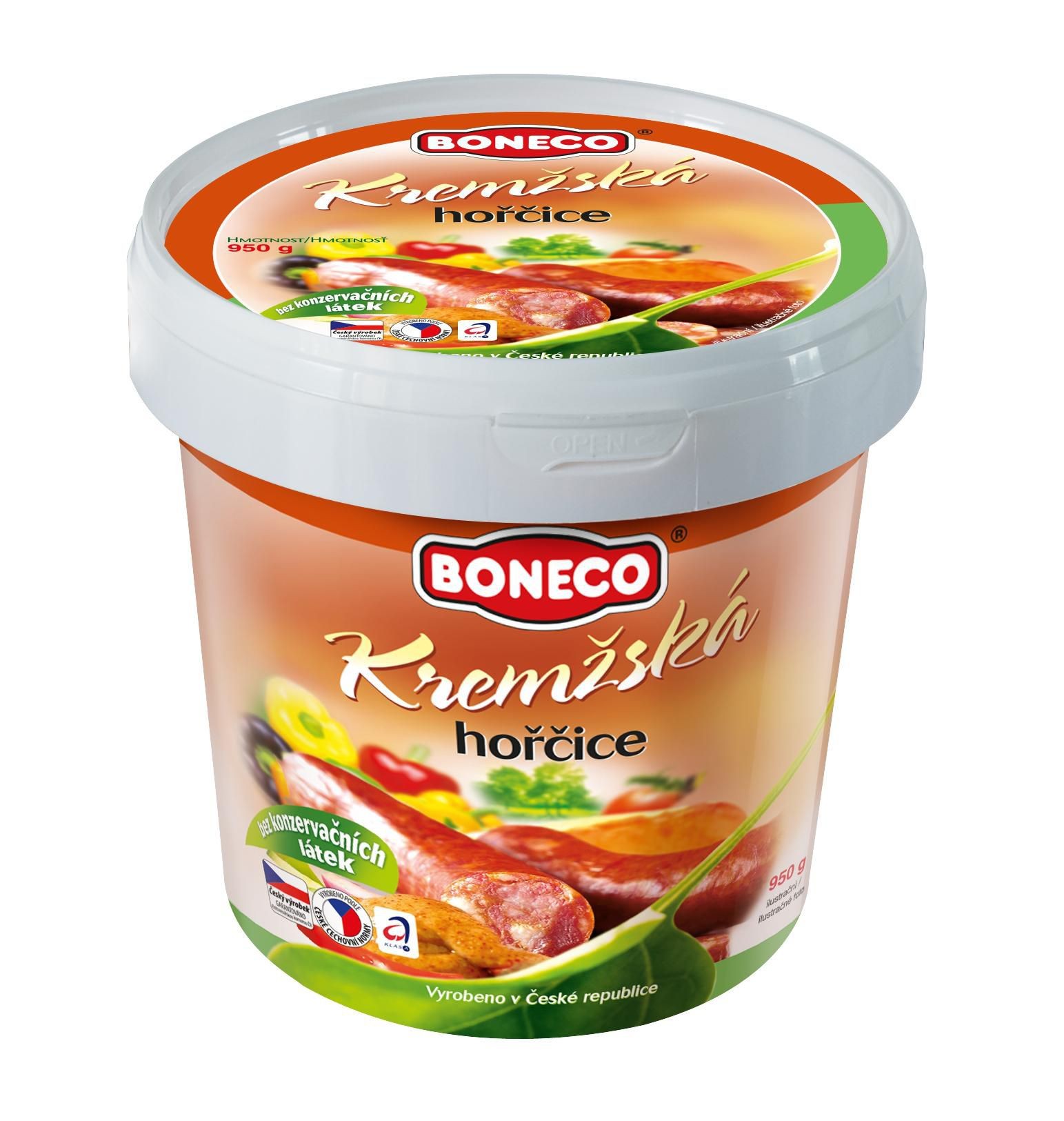 Trvanlivé potraviny - Boneco Hořčice kremžská kostelecká 950 g