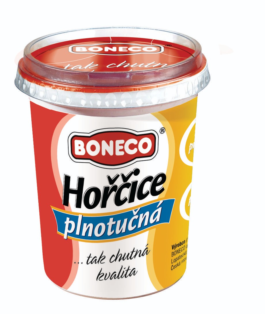 Trvanlivé potraviny - Boneco Hořčice plnotučná 400 g
