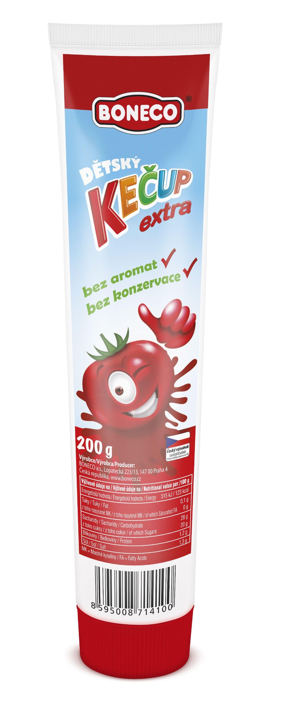 Trvanlivé potraviny - Boneco Kečup dětský extra 200 g