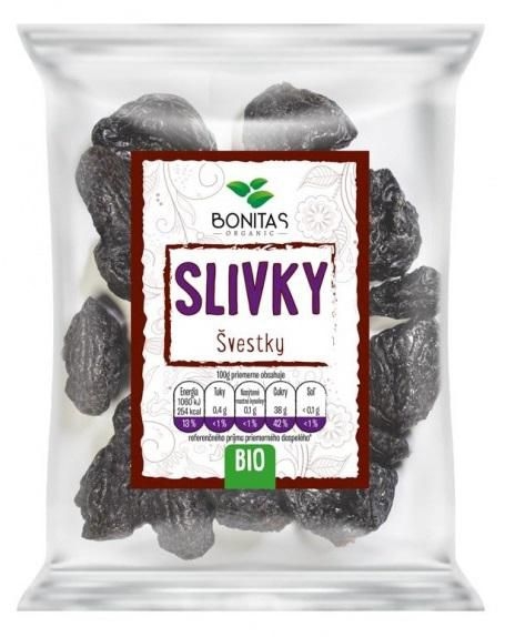 Trvanlivé potraviny - Bonitas BIO Švestky sušené vypeckované 100 g