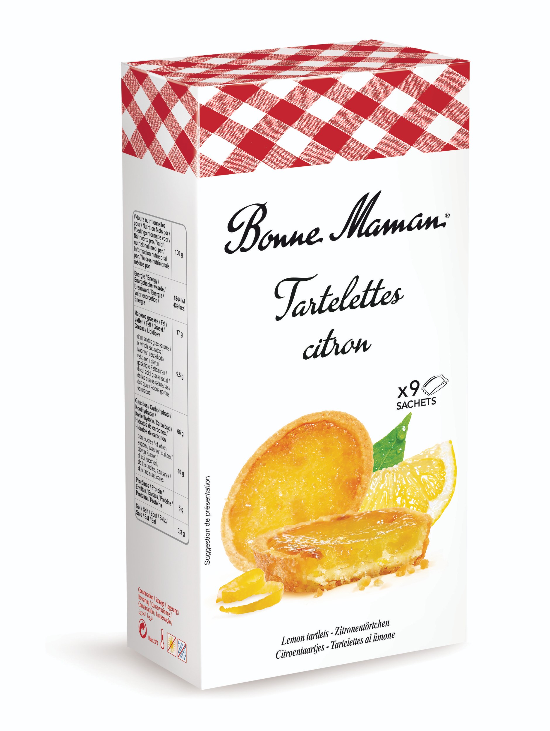 Trvanlivé potraviny - Bonne Maman Tarteletky citrón 125g