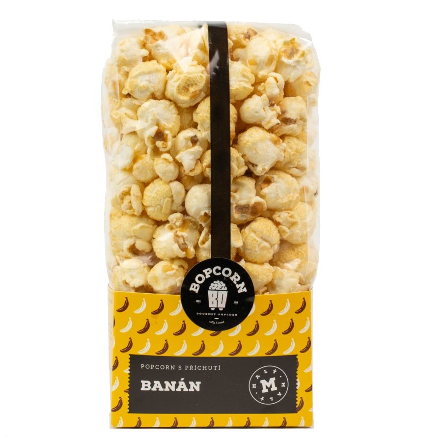 Bopcorn Řemeslný popcorn banán 70g