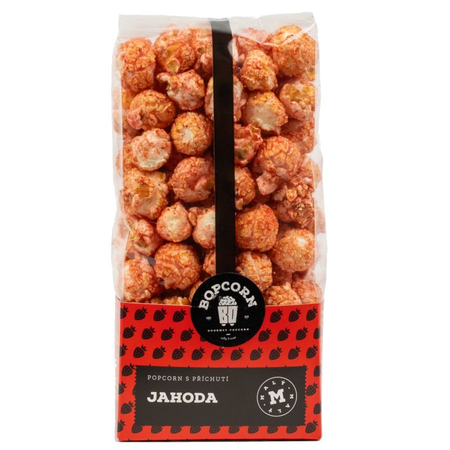 Bopcorn Řemeslný popcorn jahoda 70g