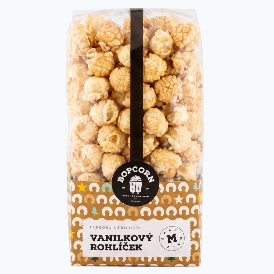Bopcorn Řemeslný popcorn vanilkový rohlíček 70g
