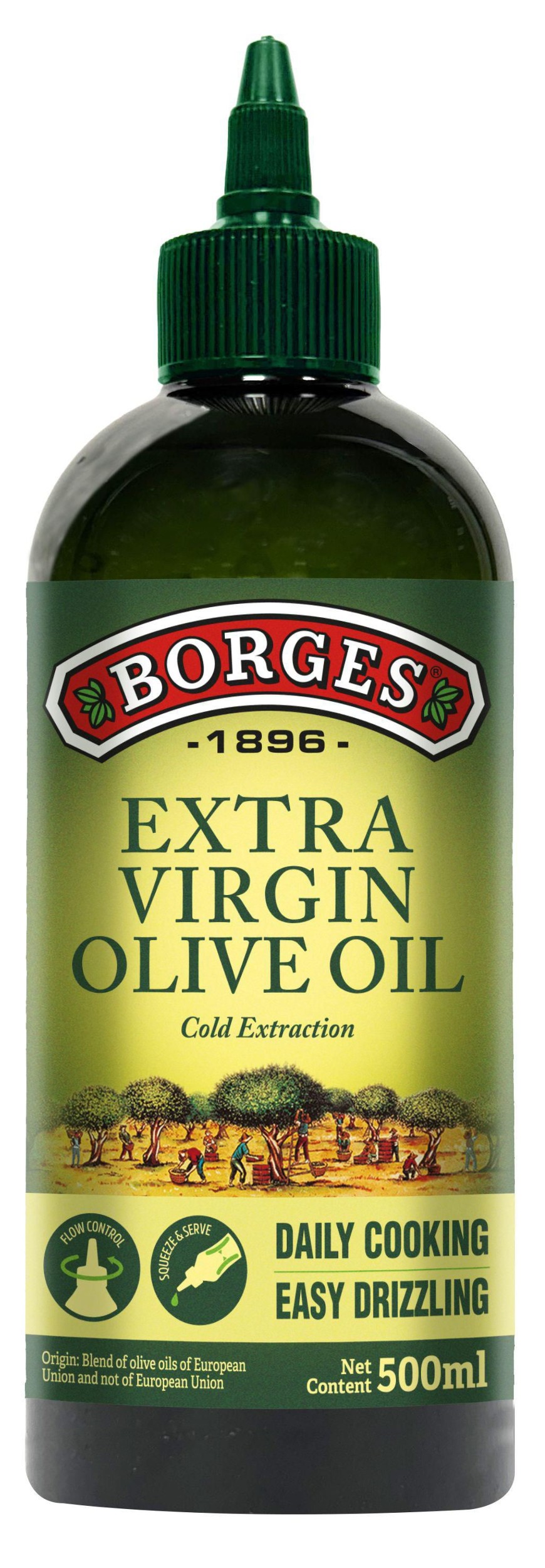 Trvanlivé potraviny - Borges Extra Virgin olivový olej 500ml