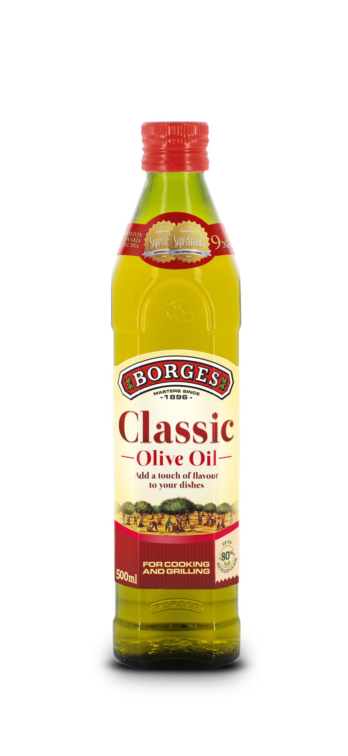 Trvanlivé potraviny - BORGES OLIVOVÝ OLEJ PURO 500ML