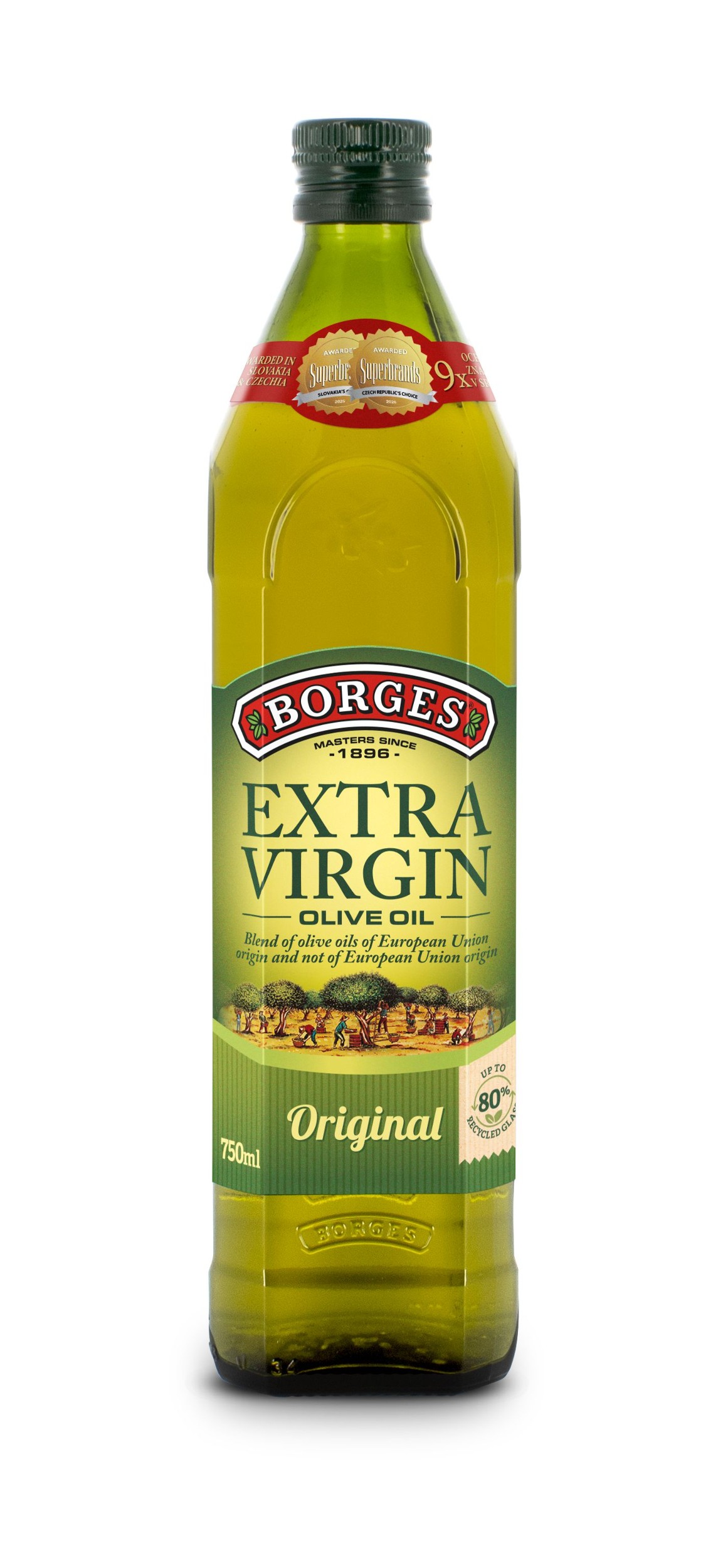Trvanlivé potraviny - Borges Original extra panenský olivový olej 750 ml