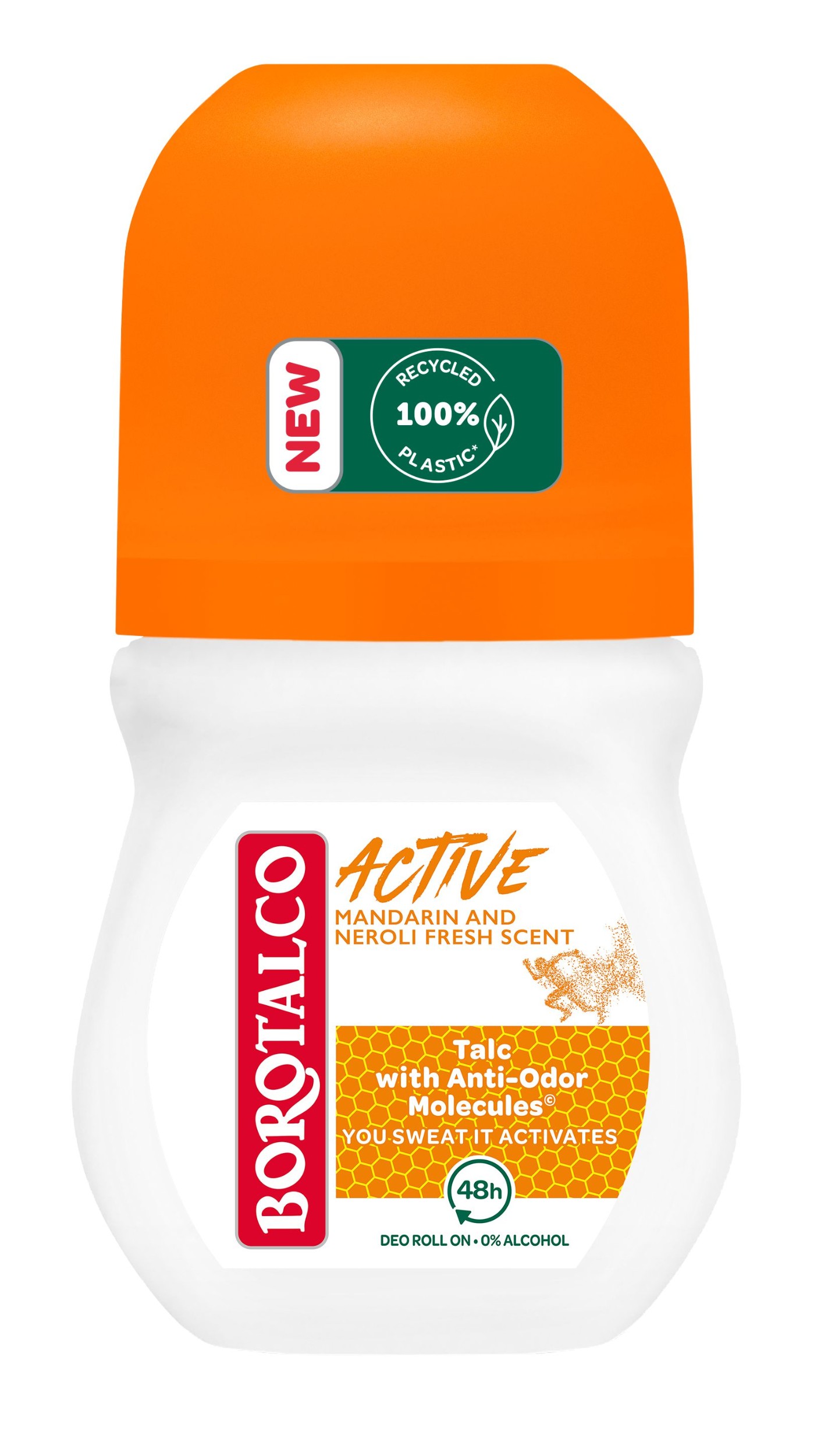 Drogerie a kosmetika - Borotalco Active Mandarin Neroli Fresh Deo Roll On 50ml