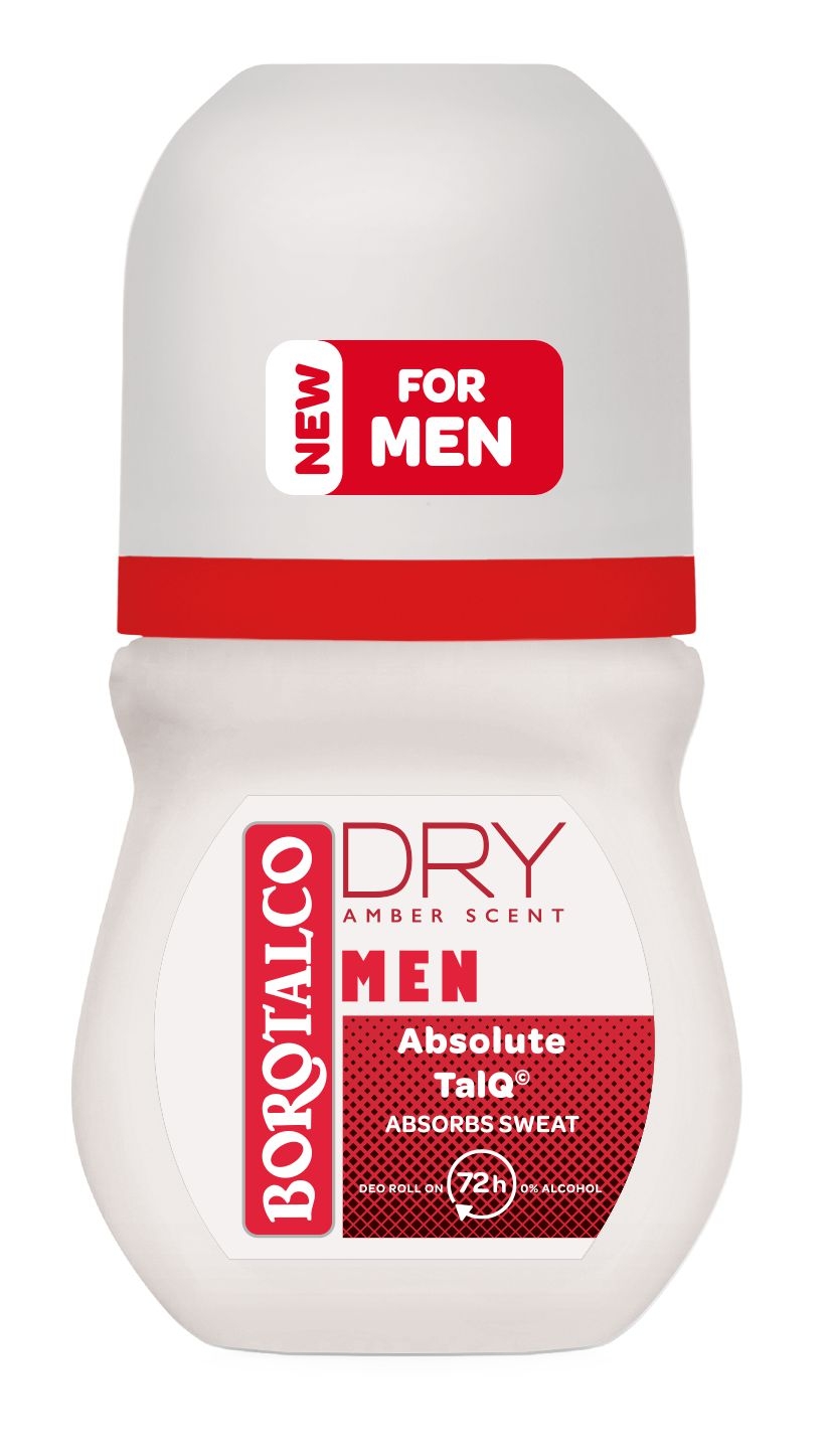 Drogerie a kosmetika - Borotalco Deo kuličkový men Dry Amber 50ml