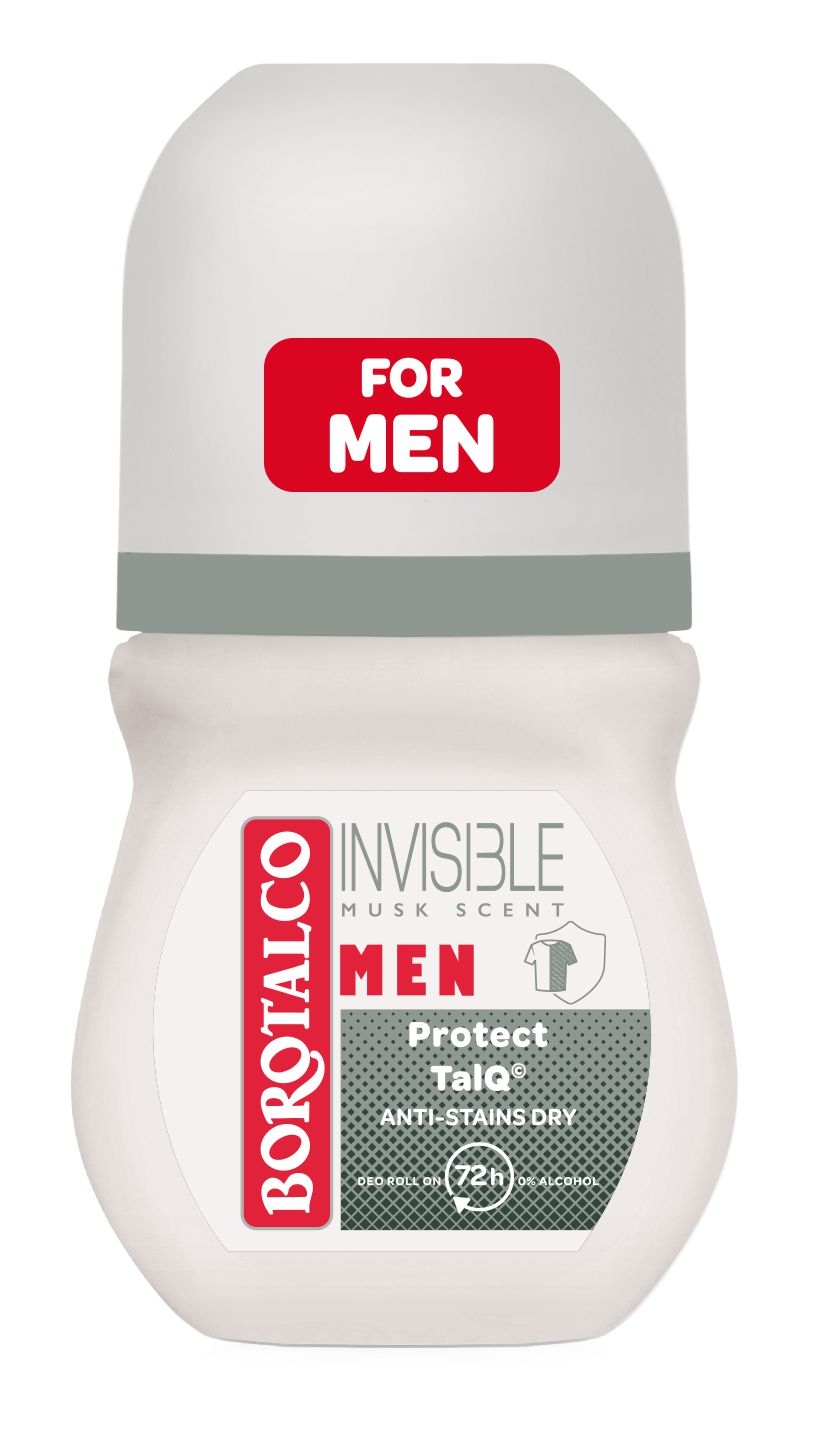 Drogerie a kosmetika - Borotalco Deo kuličkový men Invisible Dry 50ml