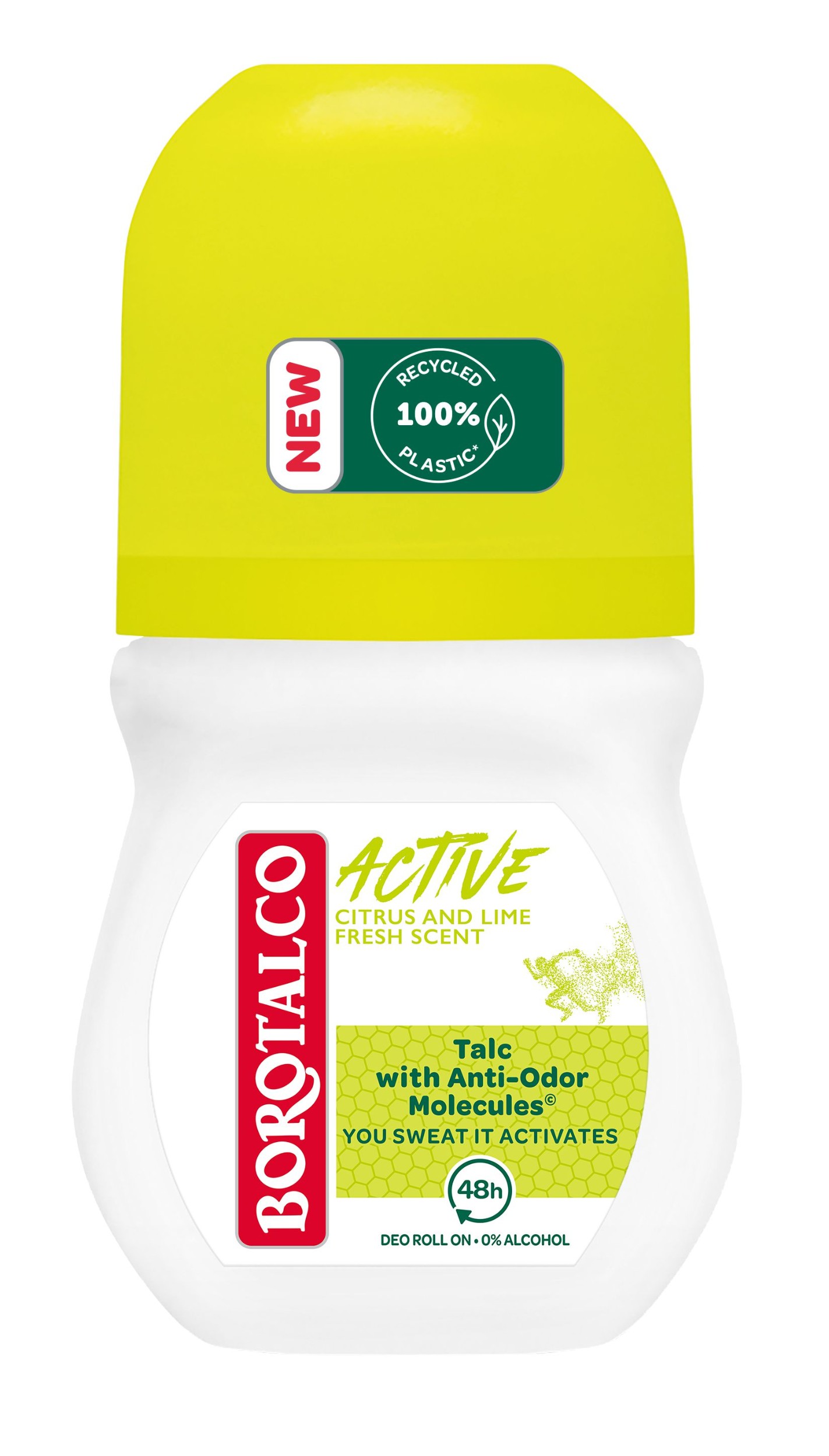 Drogerie a kosmetika - Borotalco Kuličkový Active Citrus 50 ml