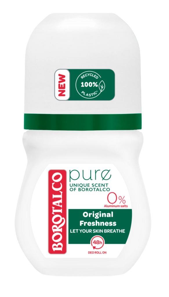 Drogerie a kosmetika - Borotalco roll-on pure original 50 ml