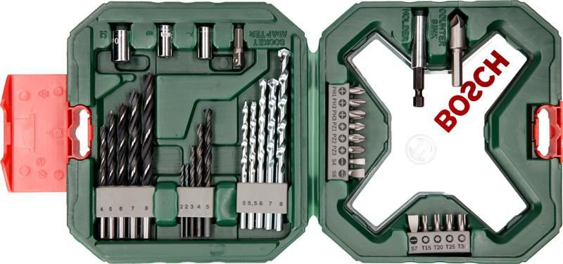 Domácnost a Zahrada - Bosch Sada vrtáků a šroubovacích nástavců X-Line Classic 34 ks